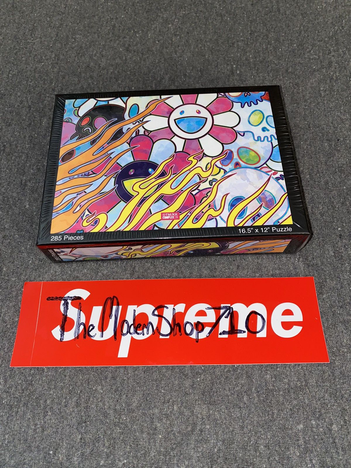 Takashi Murakami Takashi Murakami Flaming Flowers/Skulls Puzzle | Grailed