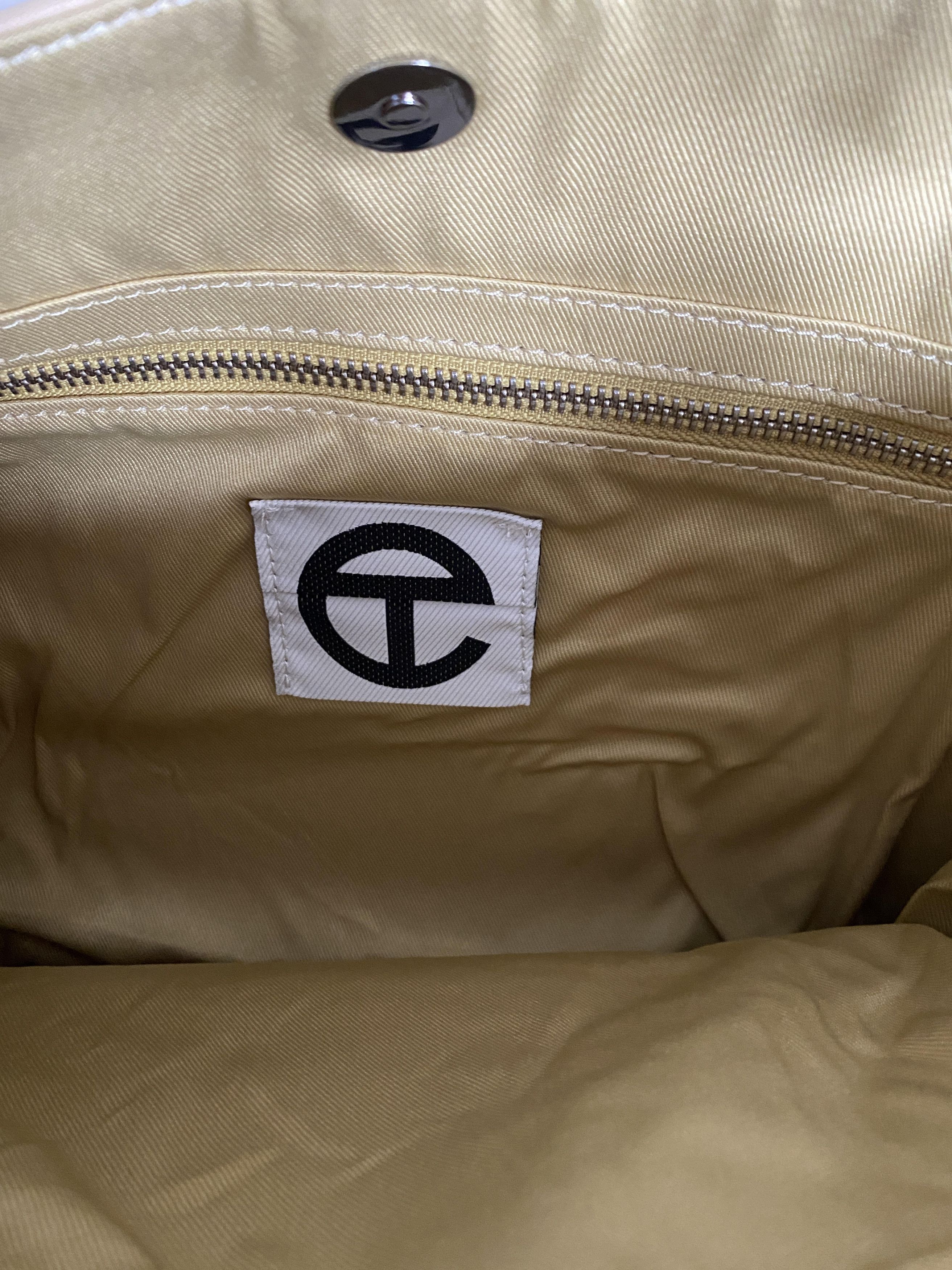 Telfar telfar cream medium shopping bag tote Size ONE SIZE - 3 Thumbnail