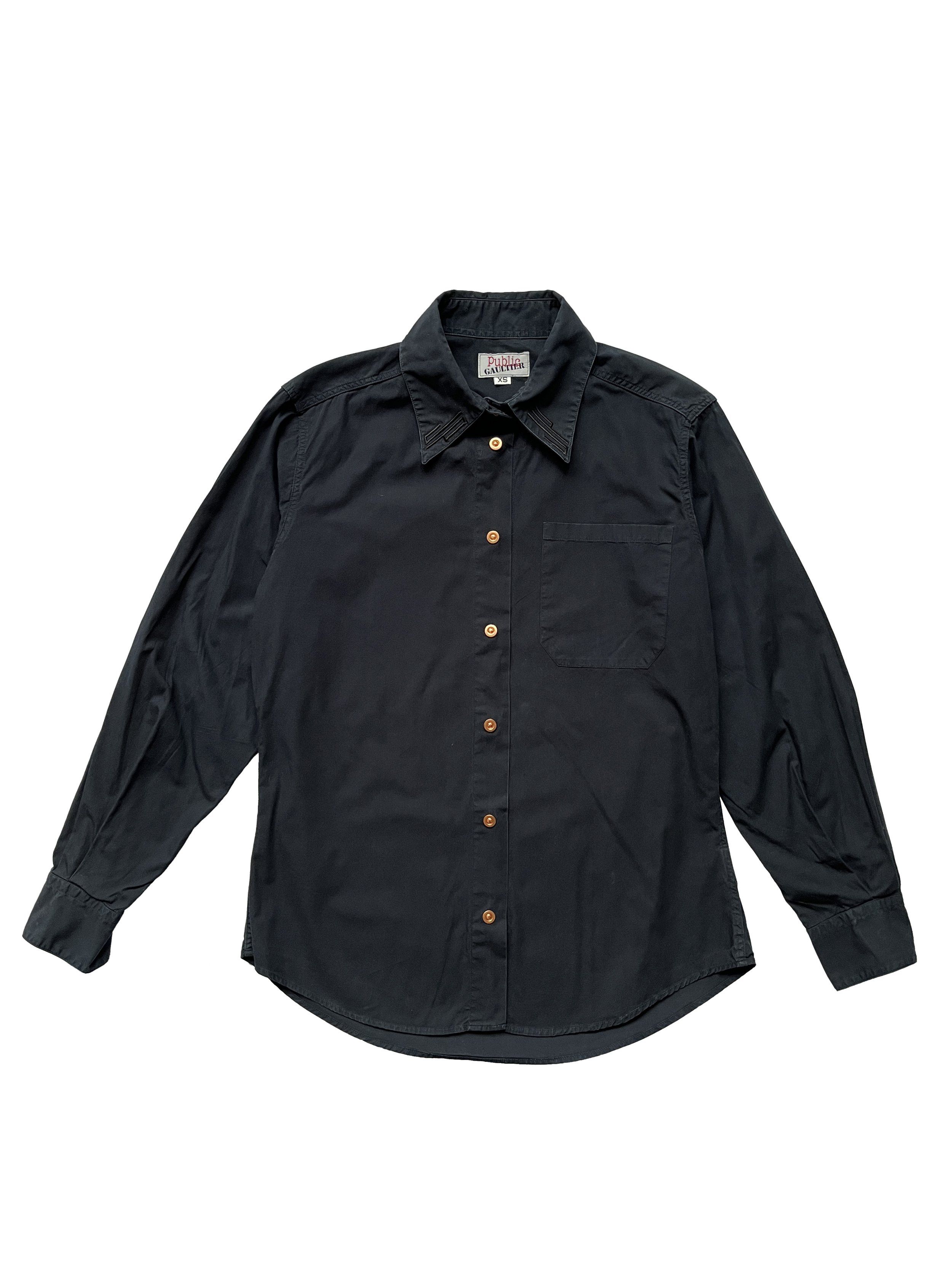 Jean Paul Gaultier ⚡️QUICK SALE⚡️Jean Paul Gaultier Black Button-up Shirt Size XS / US 0-2 / IT 36-38 - 1 Thumbnail