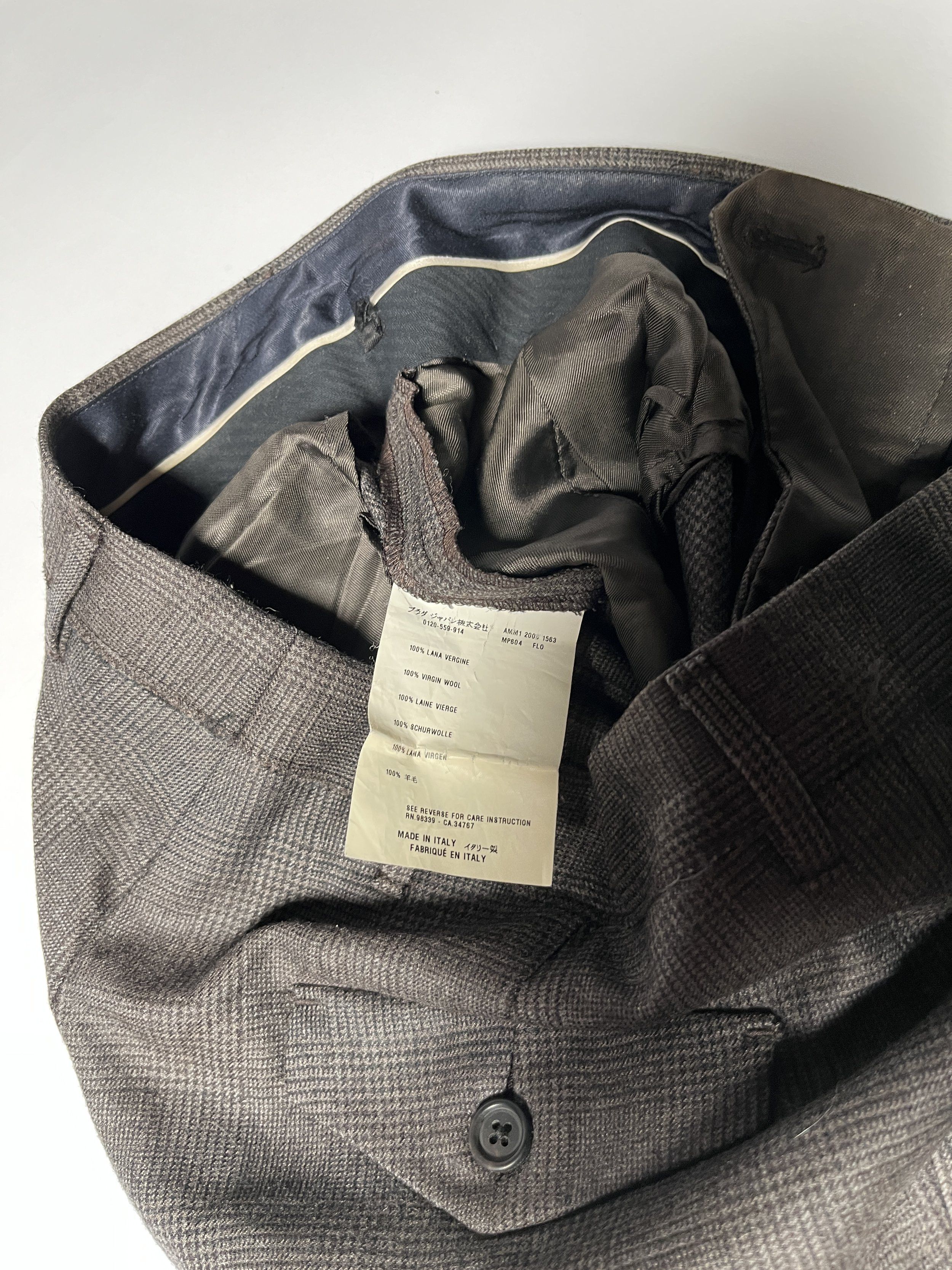 Miu Miu ⚡️QUICK SALE⚡️2008 Miu Miu Brown Checked Trousers Pants Size 28" / US 6 / IT 42 - 4 Thumbnail