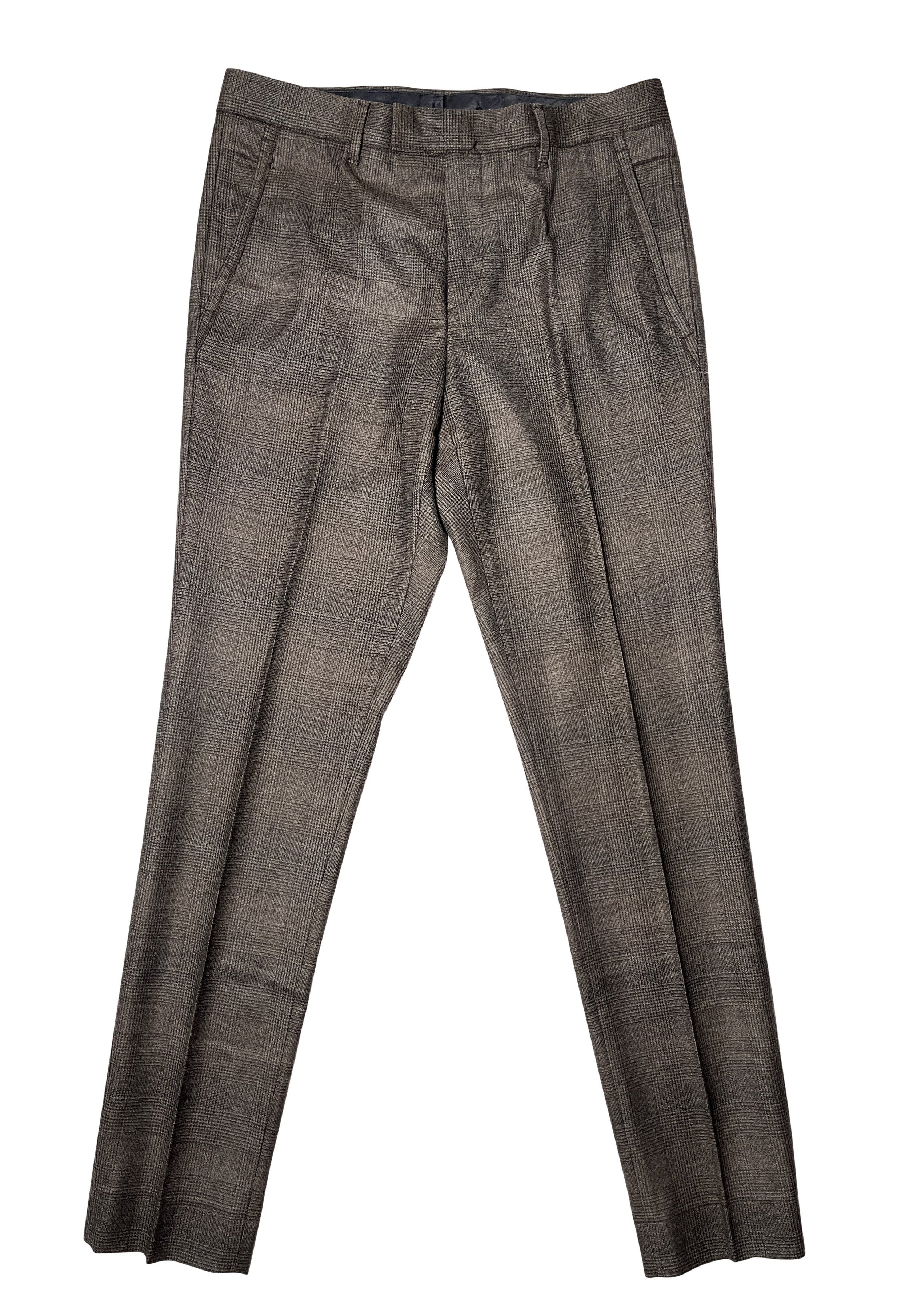Miu Miu ⚡️QUICK SALE⚡️2008 Miu Miu Brown Checked Trousers Pants Size 28" / US 6 / IT 42 - 1 Thumbnail
