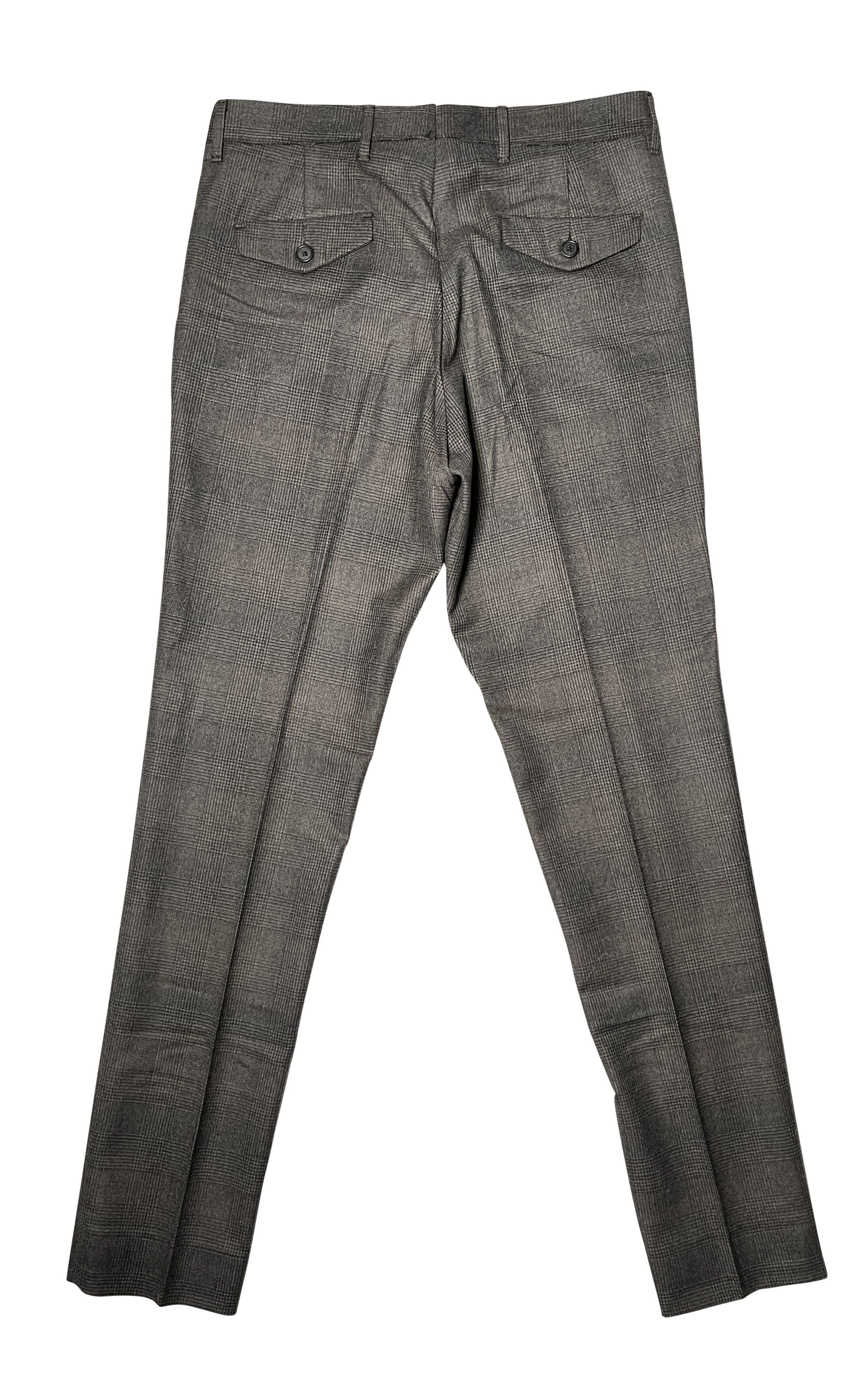 Miu Miu ⚡️QUICK SALE⚡️2008 Miu Miu Brown Checked Trousers Pants Size 28" / US 6 / IT 42 - 2 Thumbnail