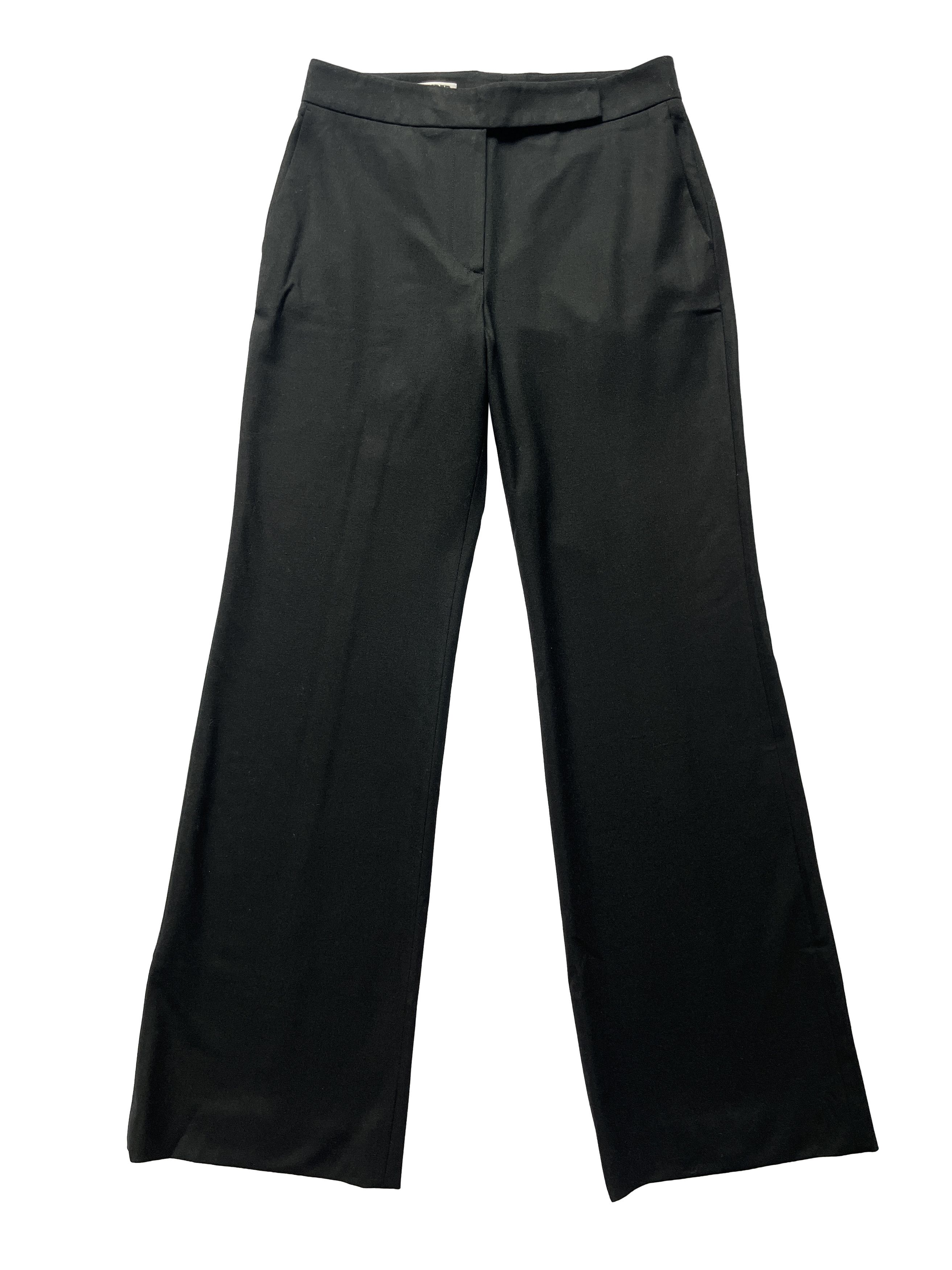 Jil Sander ⚡️QUICK SALE⚡️ Jil Sander Wide Leg Black Wool Pants Trousers Size 27" / US 4 / IT 40 - 1 Thumbnail