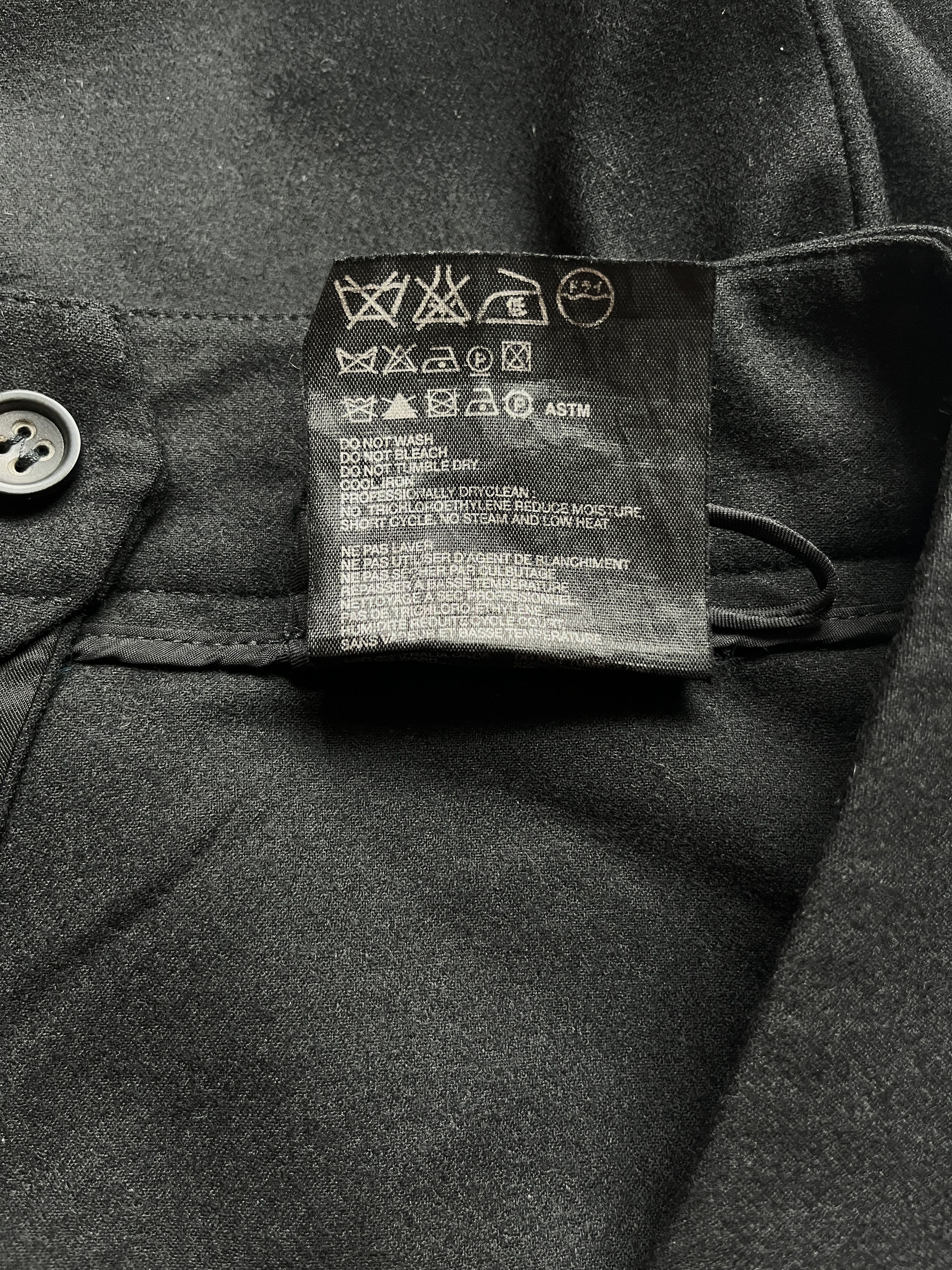 Jil Sander ⚡️QUICK SALE⚡️ Jil Sander Wide Leg Black Wool Pants Trousers Size 27" / US 4 / IT 40 - 4 Thumbnail