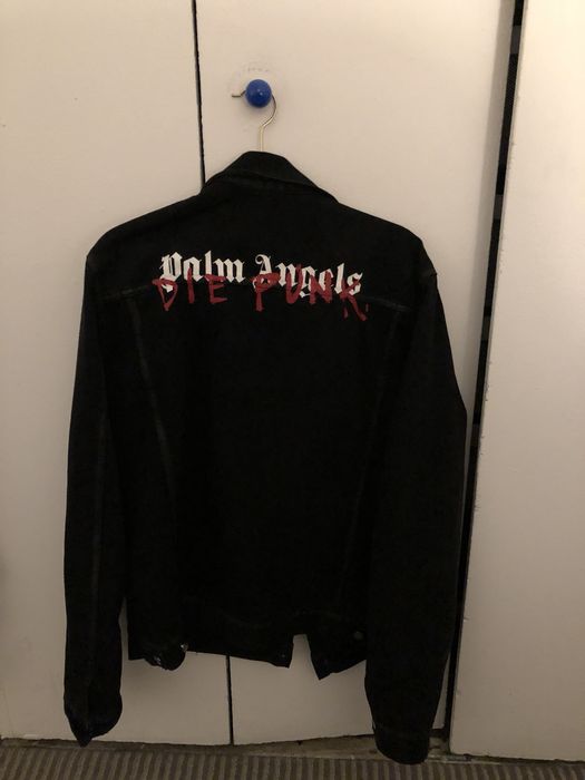 Palm Angels Die Punk / Playboi Carti Denim Jacket (Black) | Grailed