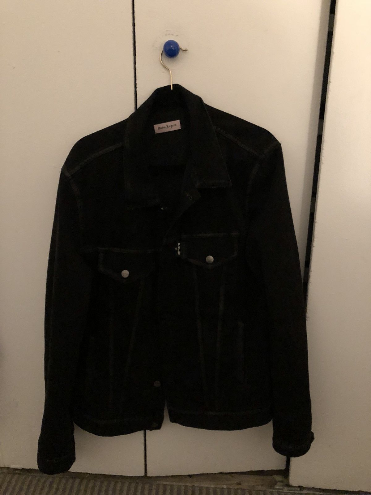 Palm Angels Die Punk / Playboi Carti Denim Jacket (Black) | Grailed