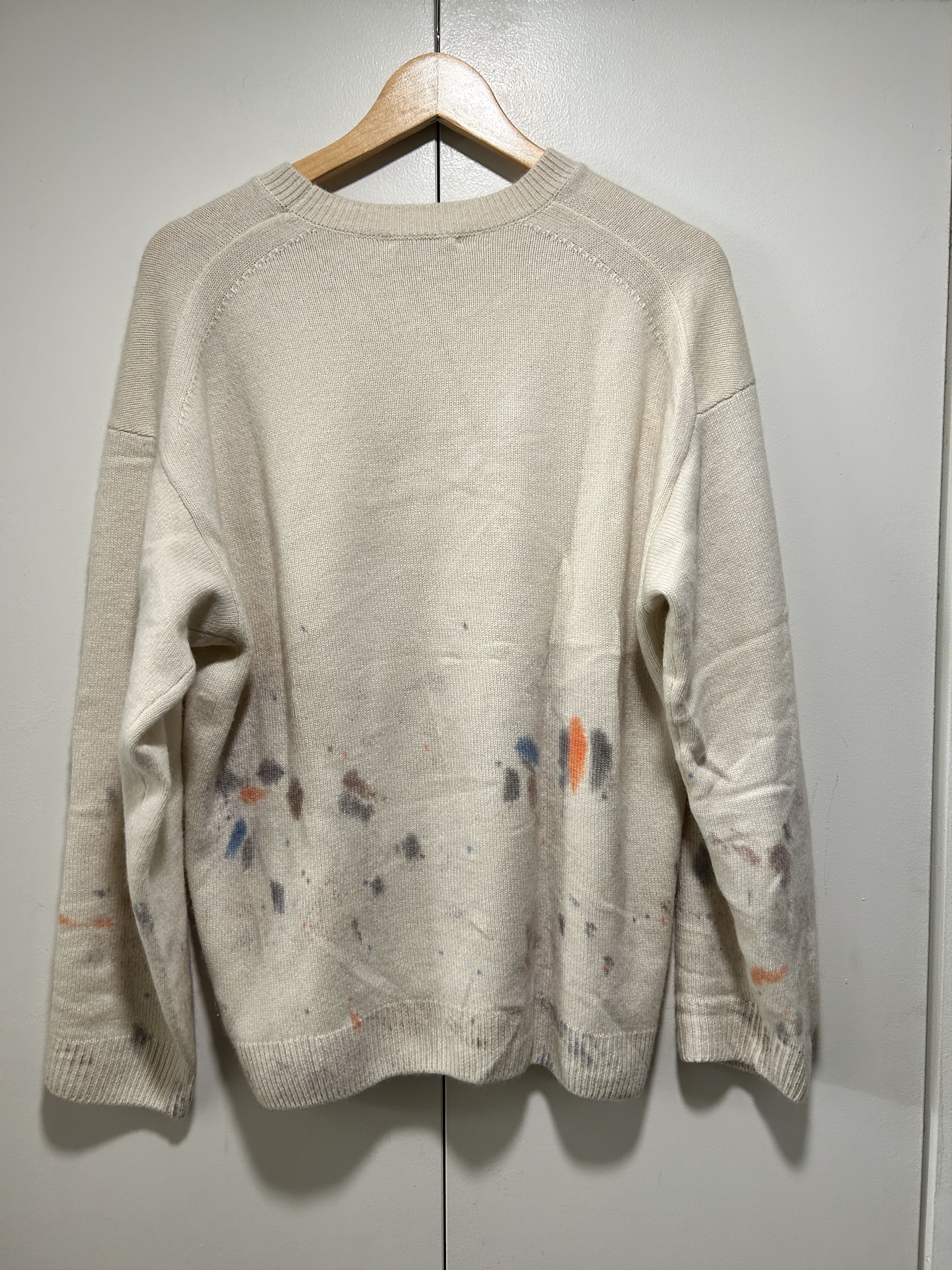Auralee Cashmere paint splatter sweater Size US M / EU 48-50 / 2 - 7 Thumbnail