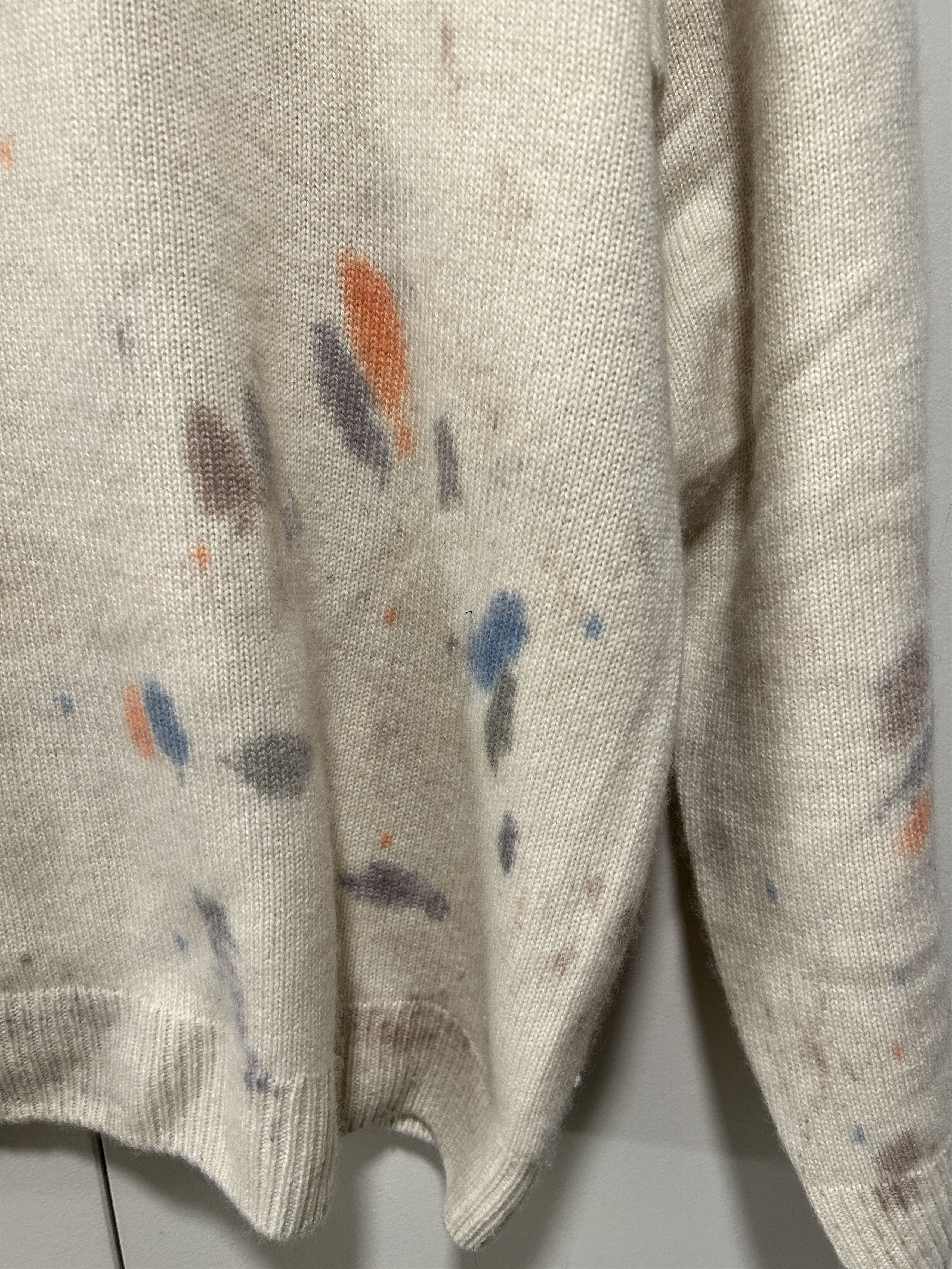 Auralee Cashmere paint splatter sweater Size US M / EU 48-50 / 2 - 3 Thumbnail
