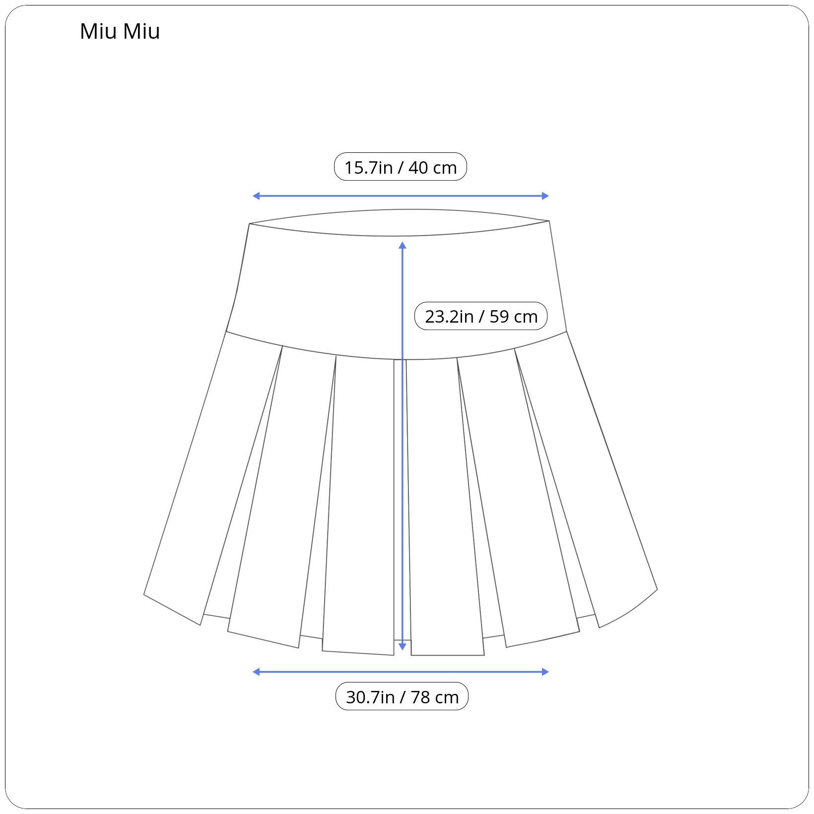 Miu Miu ⚡️QUICK SALE⚡️Miu Miu Brown Leather A-line Skirt Size 30" / US 8 / IT 44 - 8 Thumbnail