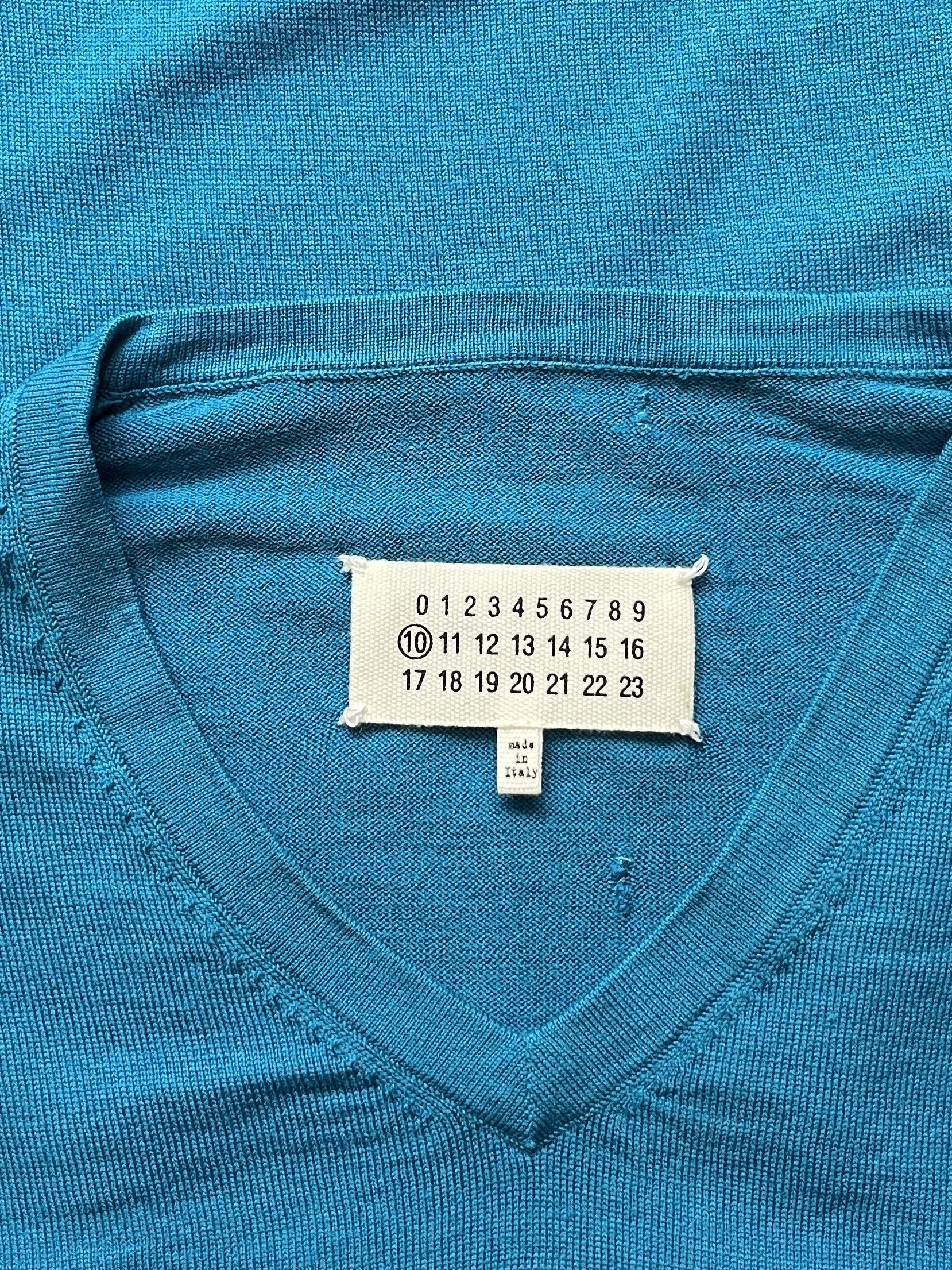 Maison Margiela ⚡️QUICK SALE⚡️ Maison Margiela Knit Sweater Blue 388 Size US M / EU 48-50 / 2 - 4 Thumbnail