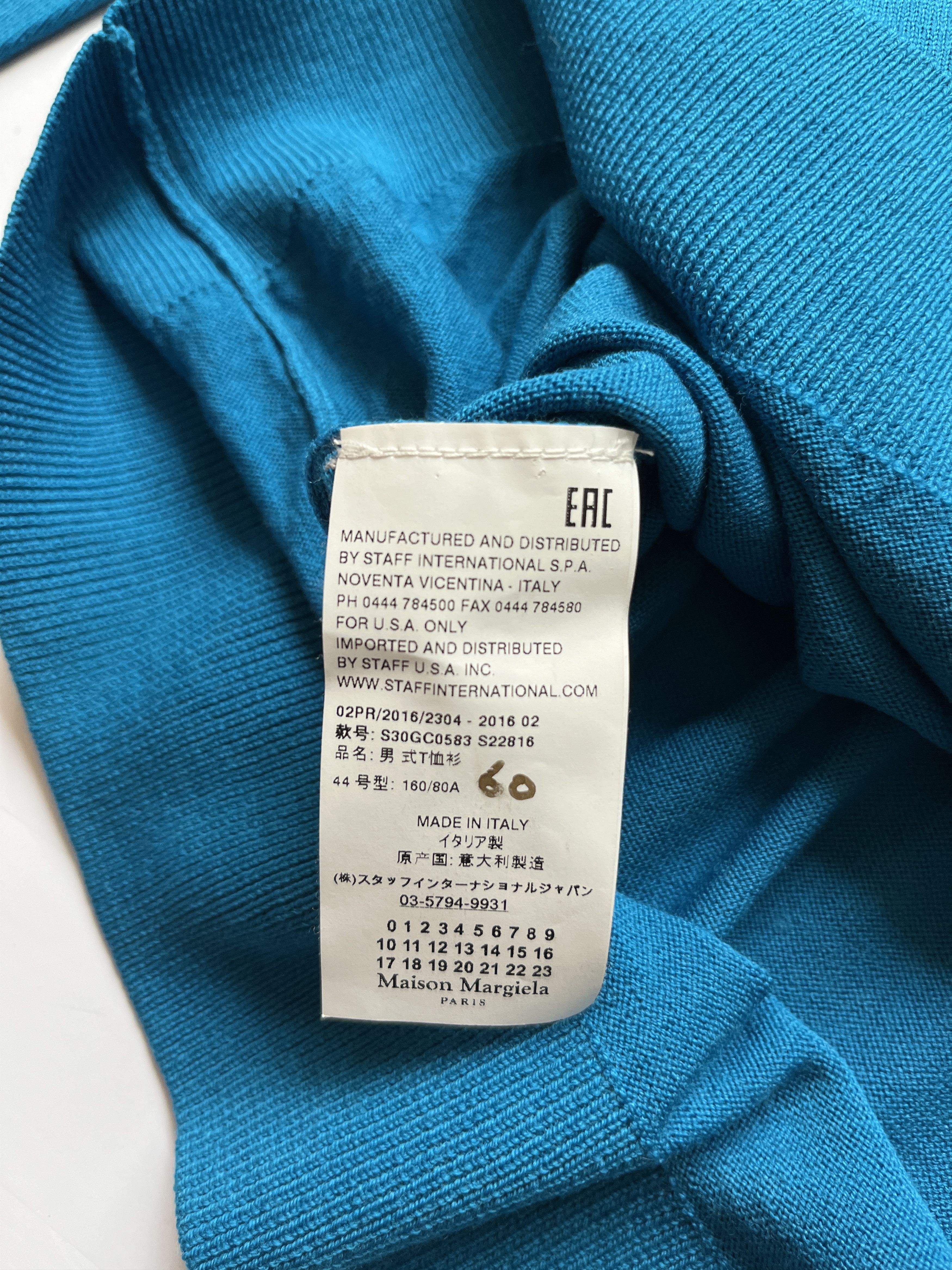 Maison Margiela ⚡️QUICK SALE⚡️ Maison Margiela Knit Sweater Blue 388 Size US M / EU 48-50 / 2 - 5 Thumbnail