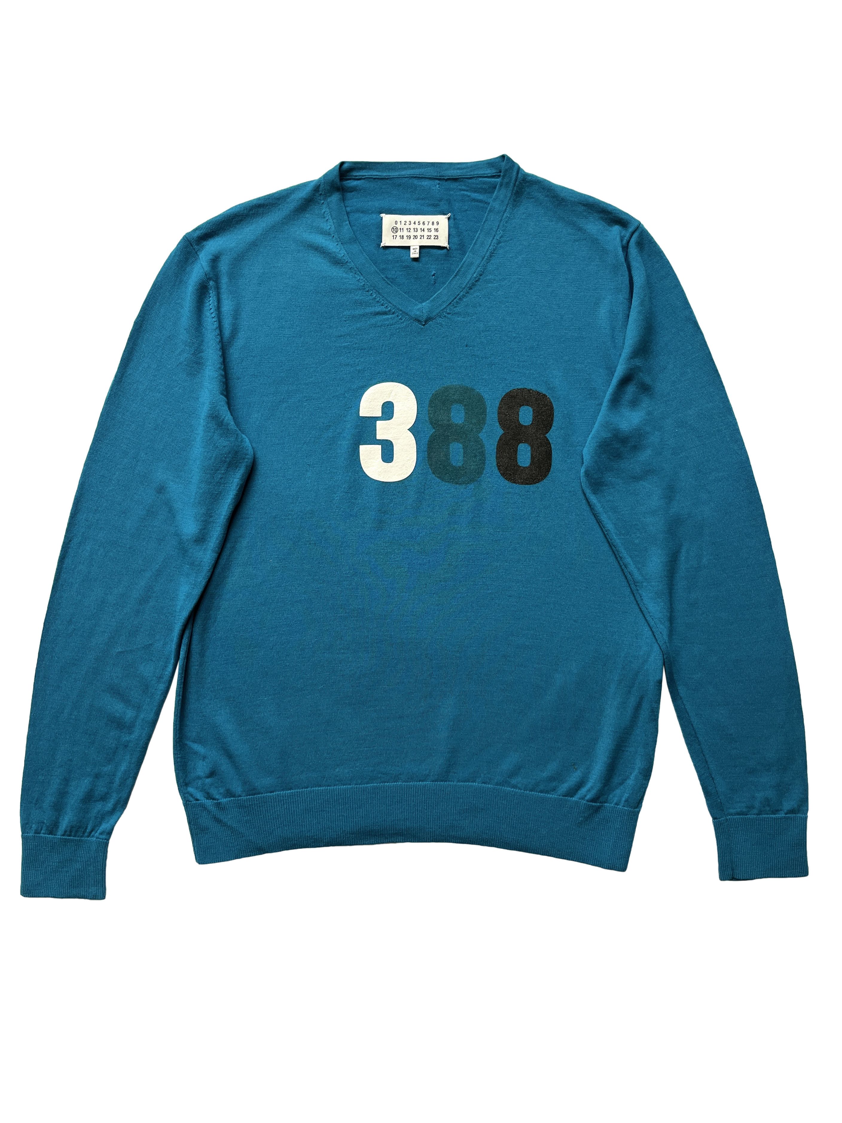 Maison Margiela ⚡️QUICK SALE⚡️ Maison Margiela Knit Sweater Blue 388 Size US M / EU 48-50 / 2 - 1 Thumbnail