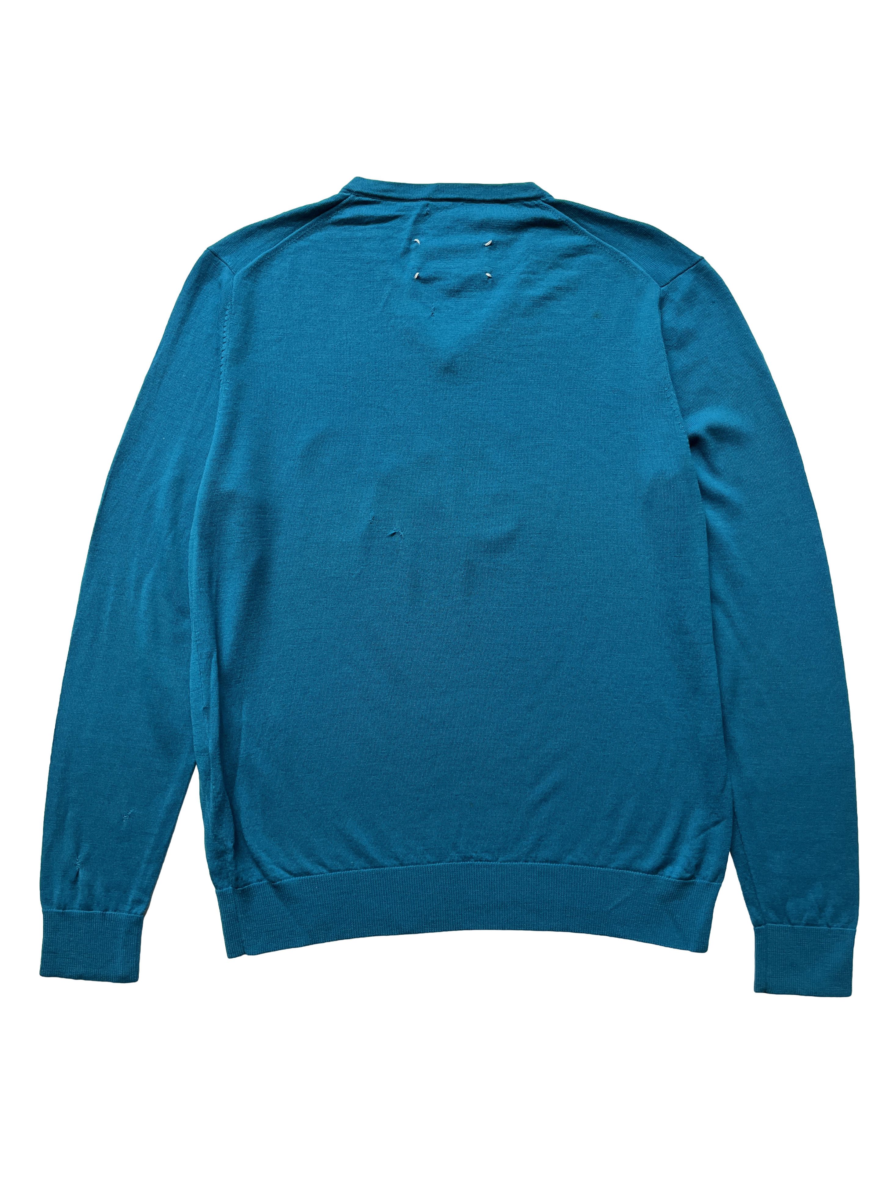 Maison Margiela ⚡️QUICK SALE⚡️ Maison Margiela Knit Sweater Blue 388 Size US M / EU 48-50 / 2 - 2 Thumbnail