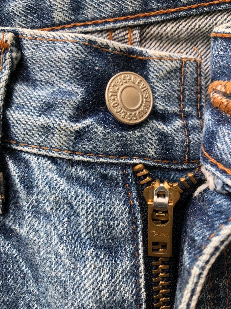 Japanese Brand × Levi's Vintage Clothing × Vintage 80s Japan LVC Levi’s 502XX E Acid Wash Selvedge Denim Jeans Size US 28 / EU 44 - 10 Thumbnail