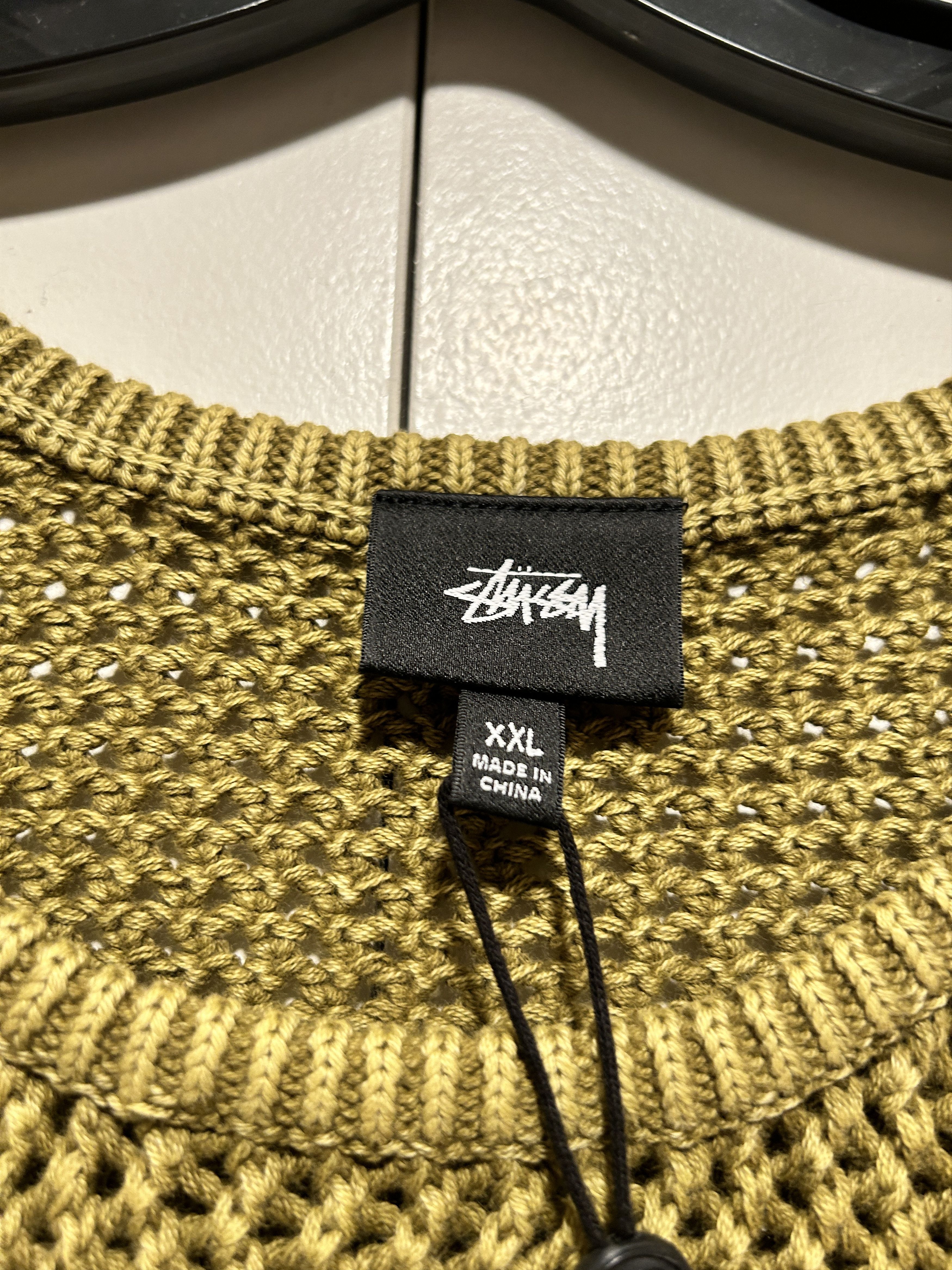Stussy stussy O'Dyed Mesh Tank Khaki 117126 Size US XXL / EU 58 / 5 - 7 Thumbnail