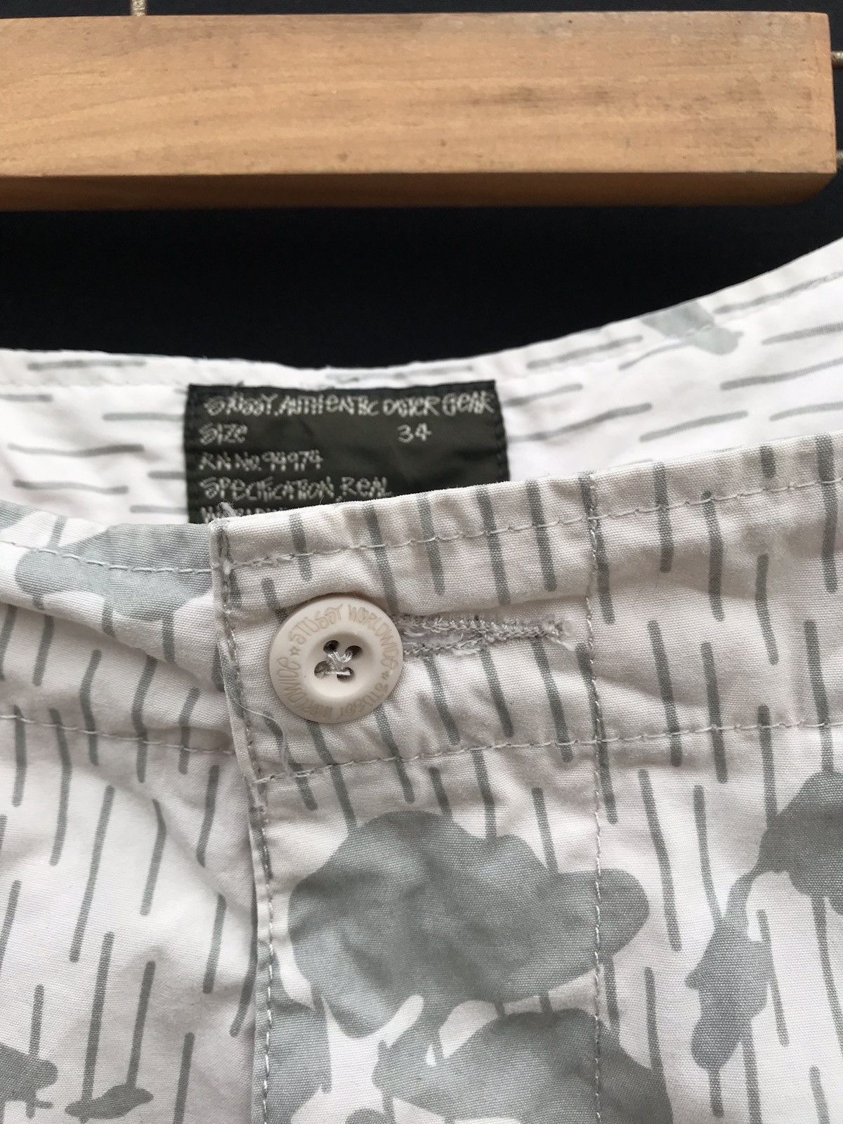 Stussy Stussy Camo Streetwear Skate Shorts Size US 34 / EU 50 - 3 Thumbnail