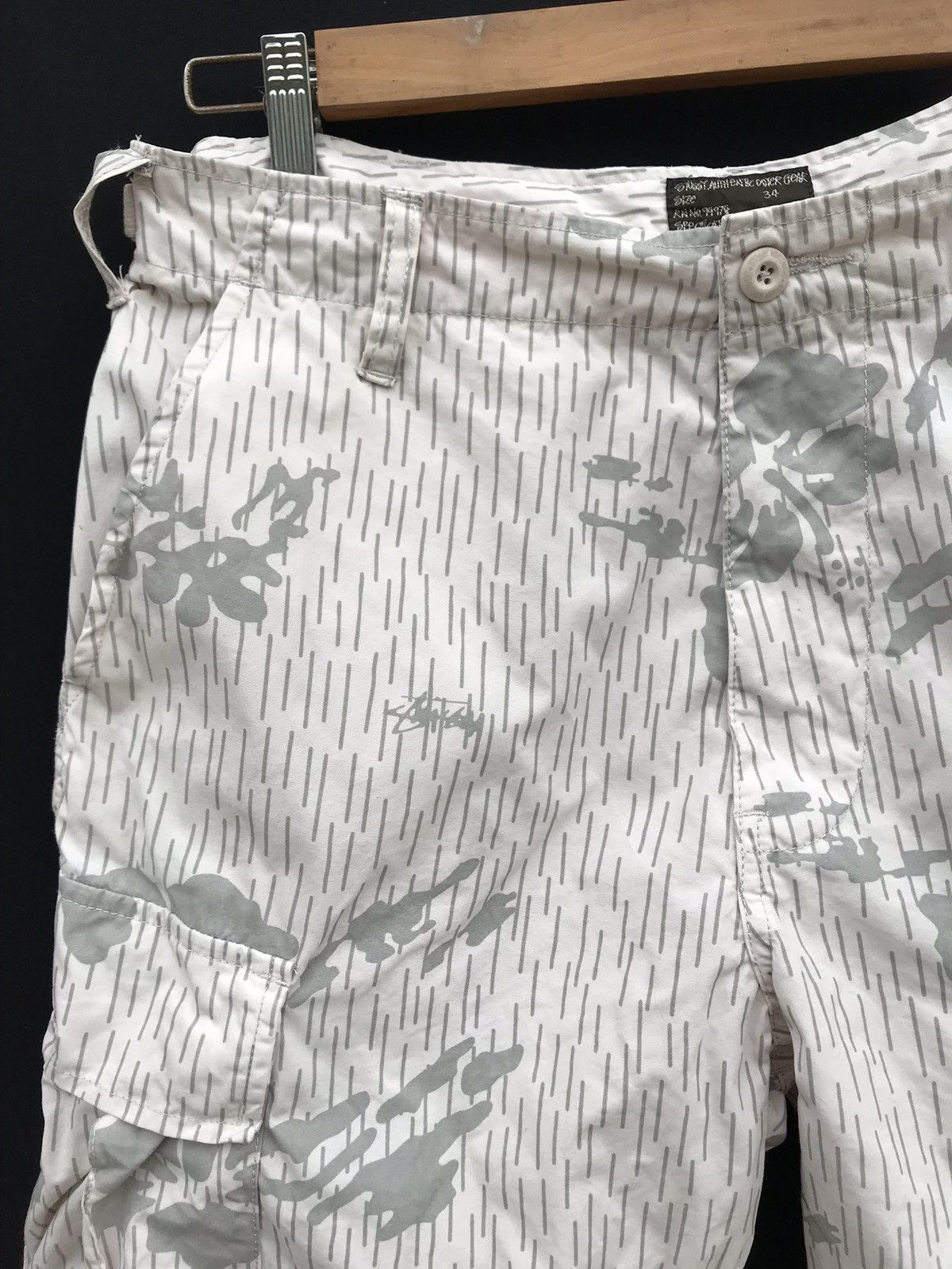 Stussy Stussy Camo Streetwear Skate Shorts Size US 34 / EU 50 - 4 Thumbnail