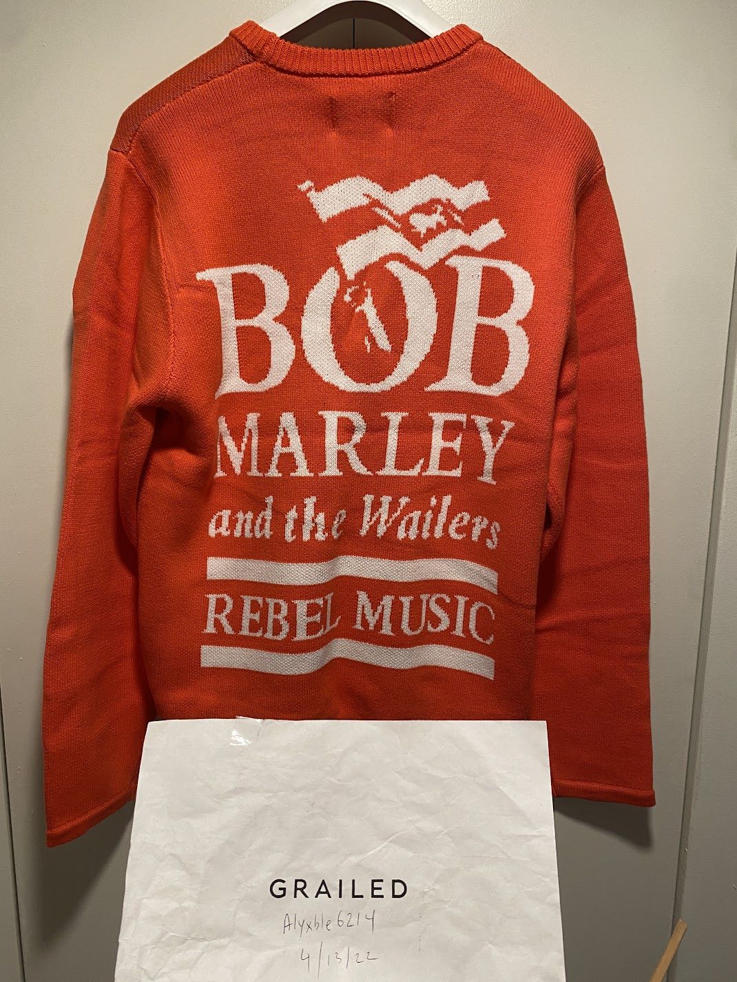 Bob Marley × Stussy Bob Marley x Stussy Sweater Knit Red Jumper Size US M / EU 48-50 / 2 - 5 Thumbnail
