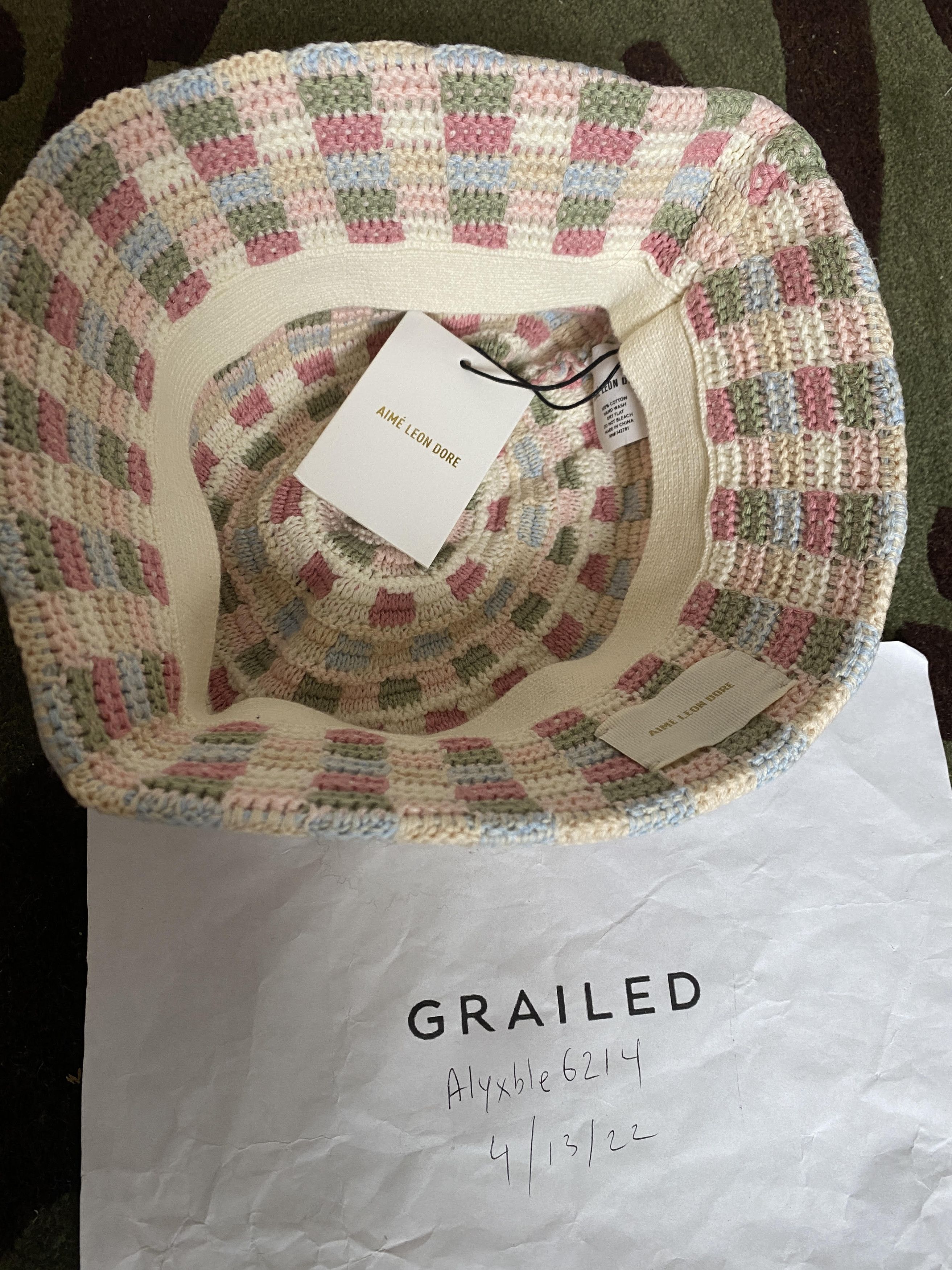 Aime Leon Dore ALD Crotchet Bucket Hat