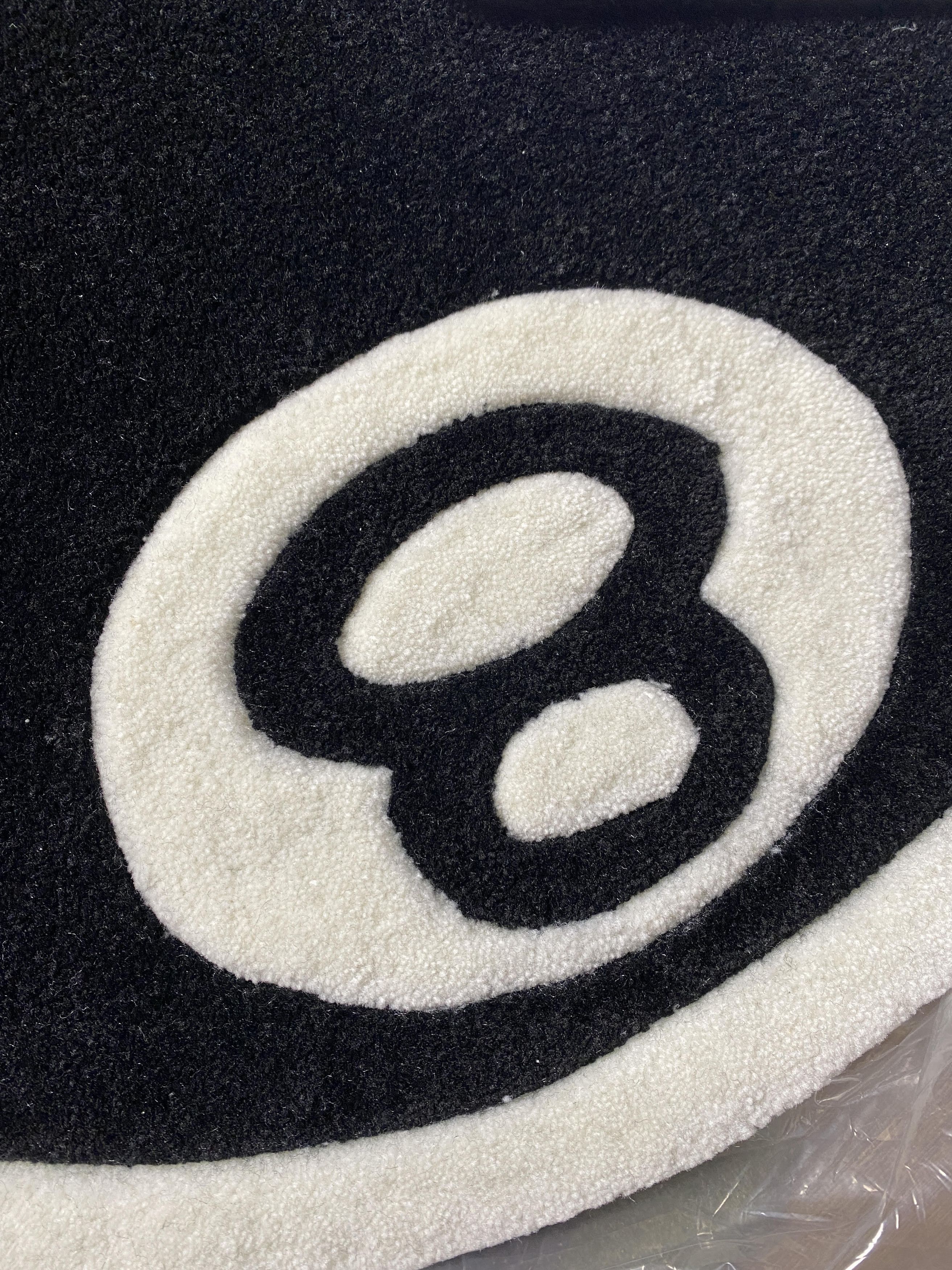 Stussy Stussy 8 ball rug black mat Size ONE SIZE - 2 Thumbnail