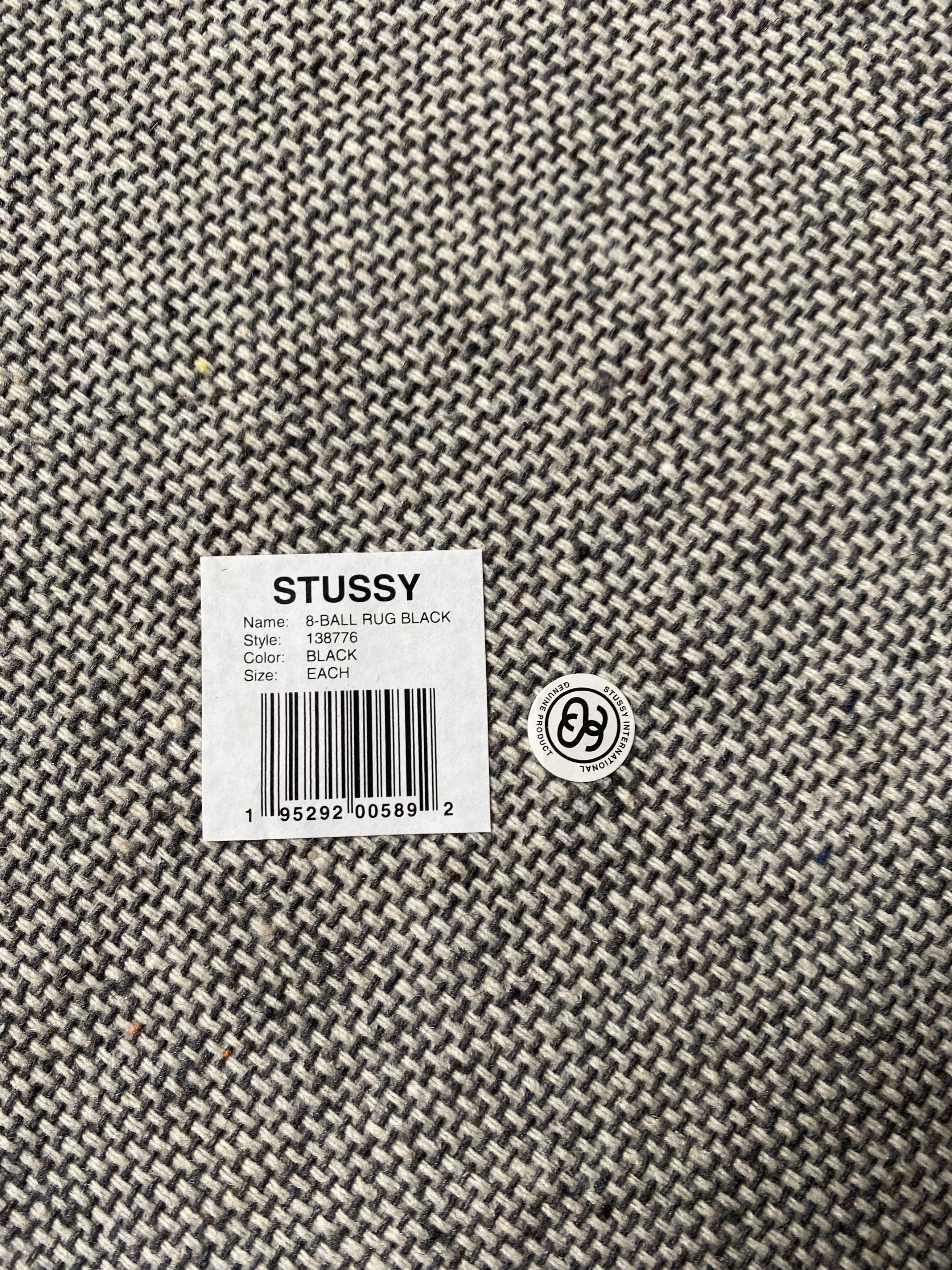 Stussy Stussy 8 ball rug black mat Size ONE SIZE - 4 Thumbnail
