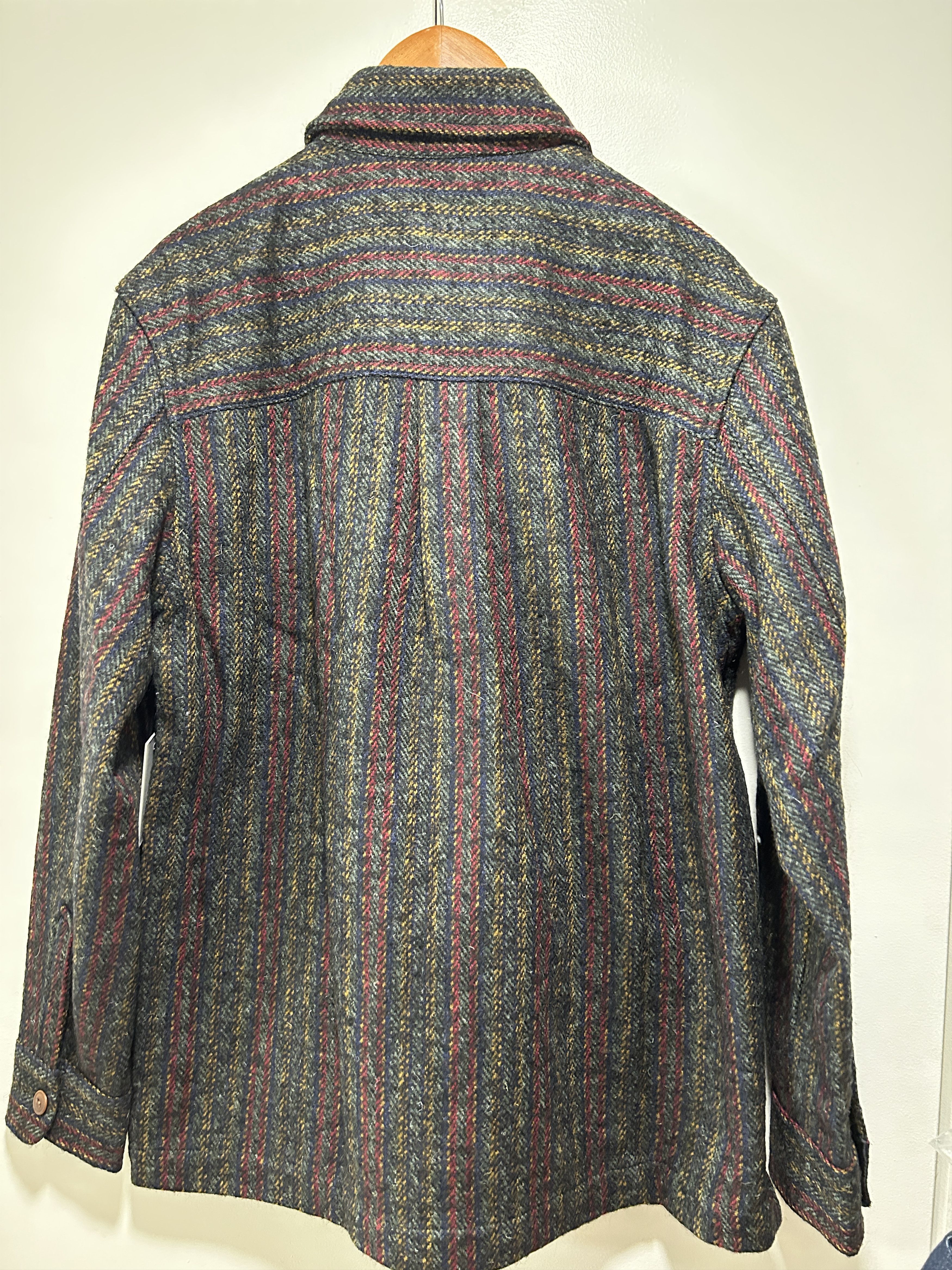 Aime Leon Dore Wool Overshirt multi herringbone wool Size US M / EU 48-50 / 2 - 5 Thumbnail