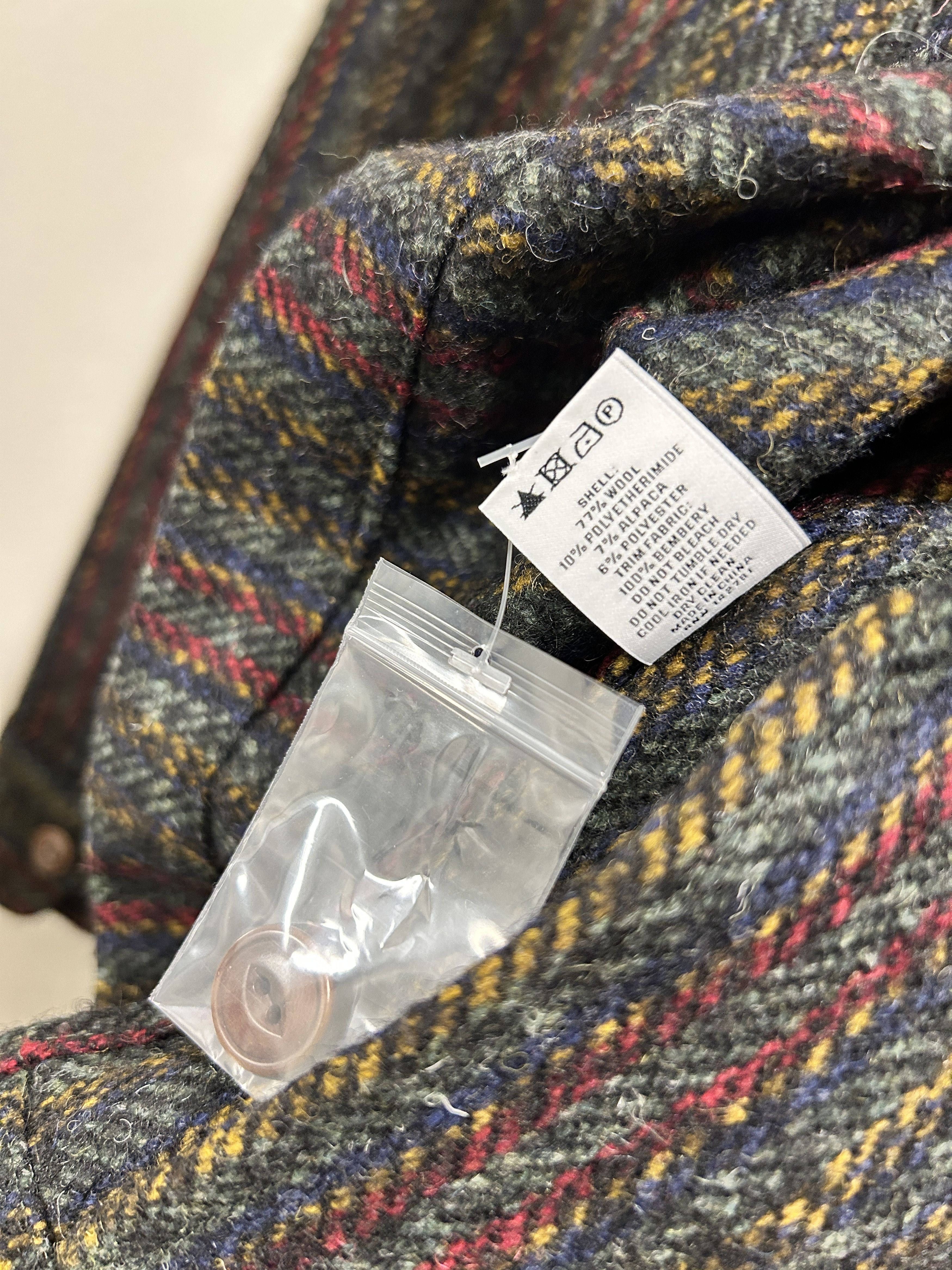 Aime Leon Dore Wool Overshirt multi herringbone wool Size US M / EU 48-50 / 2 - 7 Thumbnail