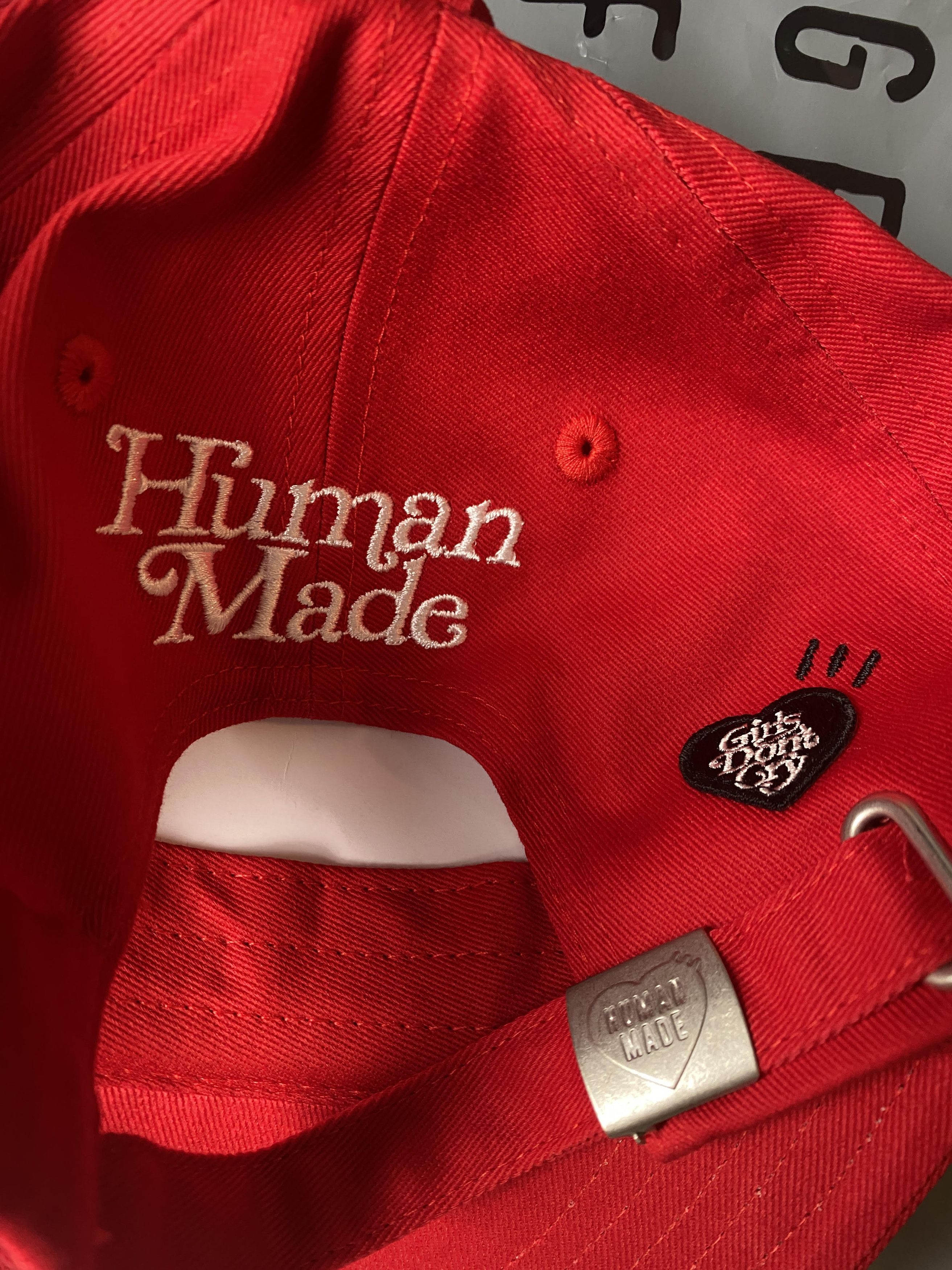 2024年製 新品】 HUMAN MADE RED CAP 6PANEL HM×BMW×GDC キャップ