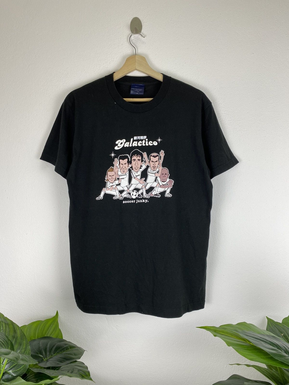 Vintage Vintage Galactico Soccer junky black tee Size US M / EU 48-50 / 2 - 1 Thumbnail