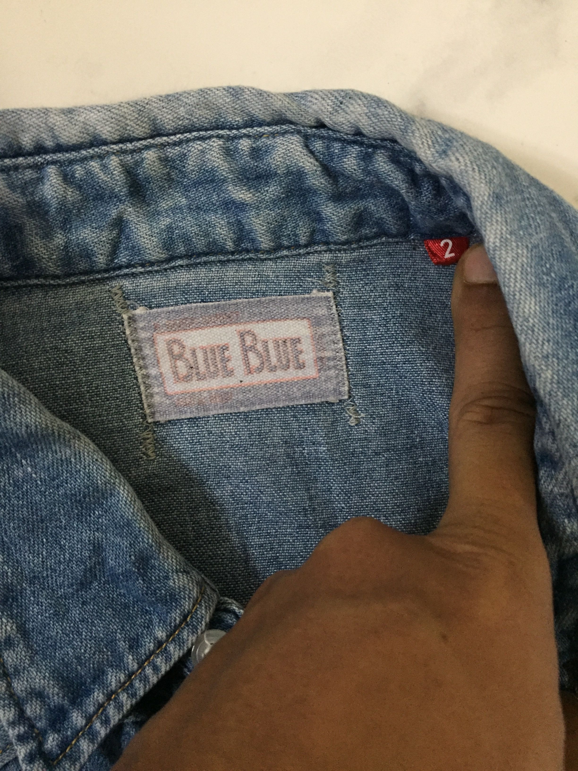 Blue Blue Japan Blue Blue Japan Denim Shirt Snap Button Size US S / EU 44-46 / 1 - 6 Thumbnail