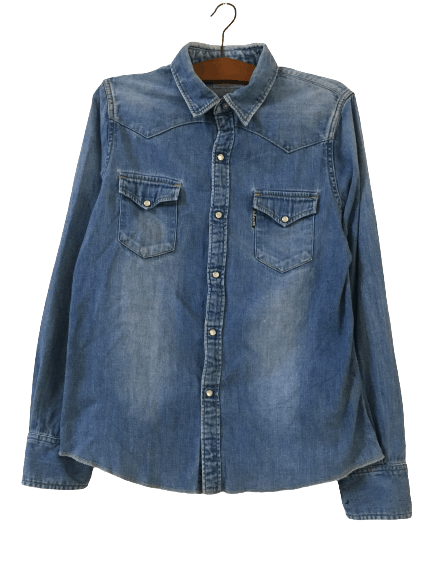Blue Blue Japan Blue Blue Japan Denim Shirt Snap Button Size US S / EU 44-46 / 1 - 1 Thumbnail