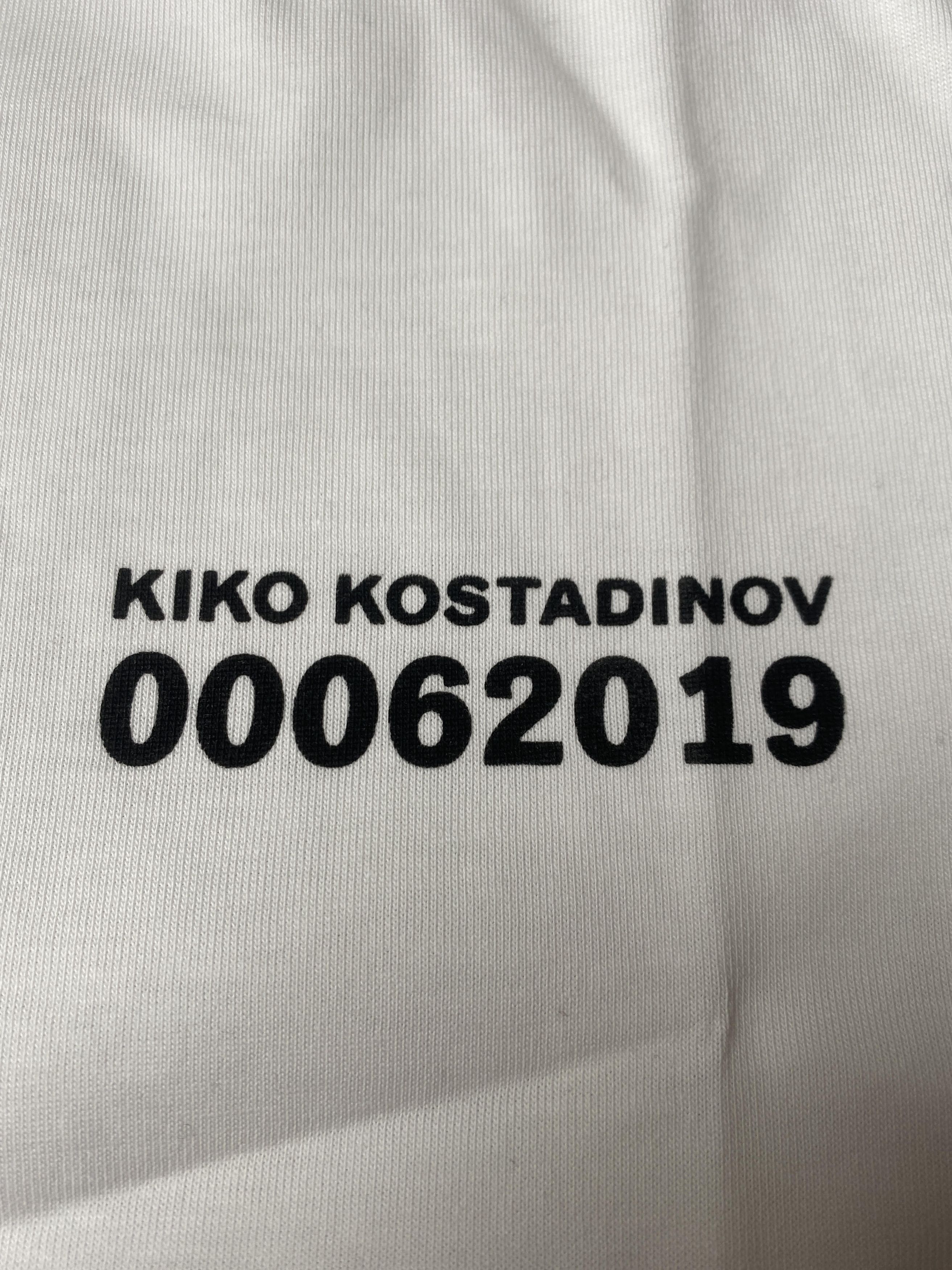 Kiko Kostadinov Interview by the river logo print t-shirt white Size US M / EU 48-50 / 2 - 5 Thumbnail