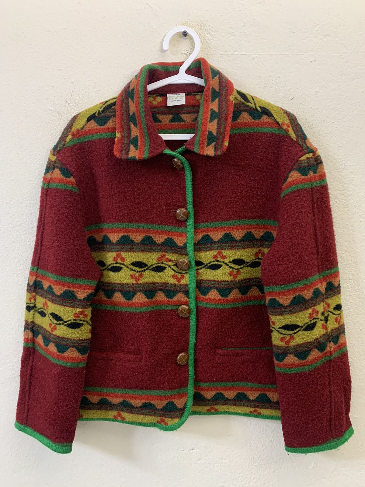 United Colors Of Benetton United Colors Of Benetton Nice Design Jacket Size M / US 6-8 / IT 42-44 - 1 Thumbnail