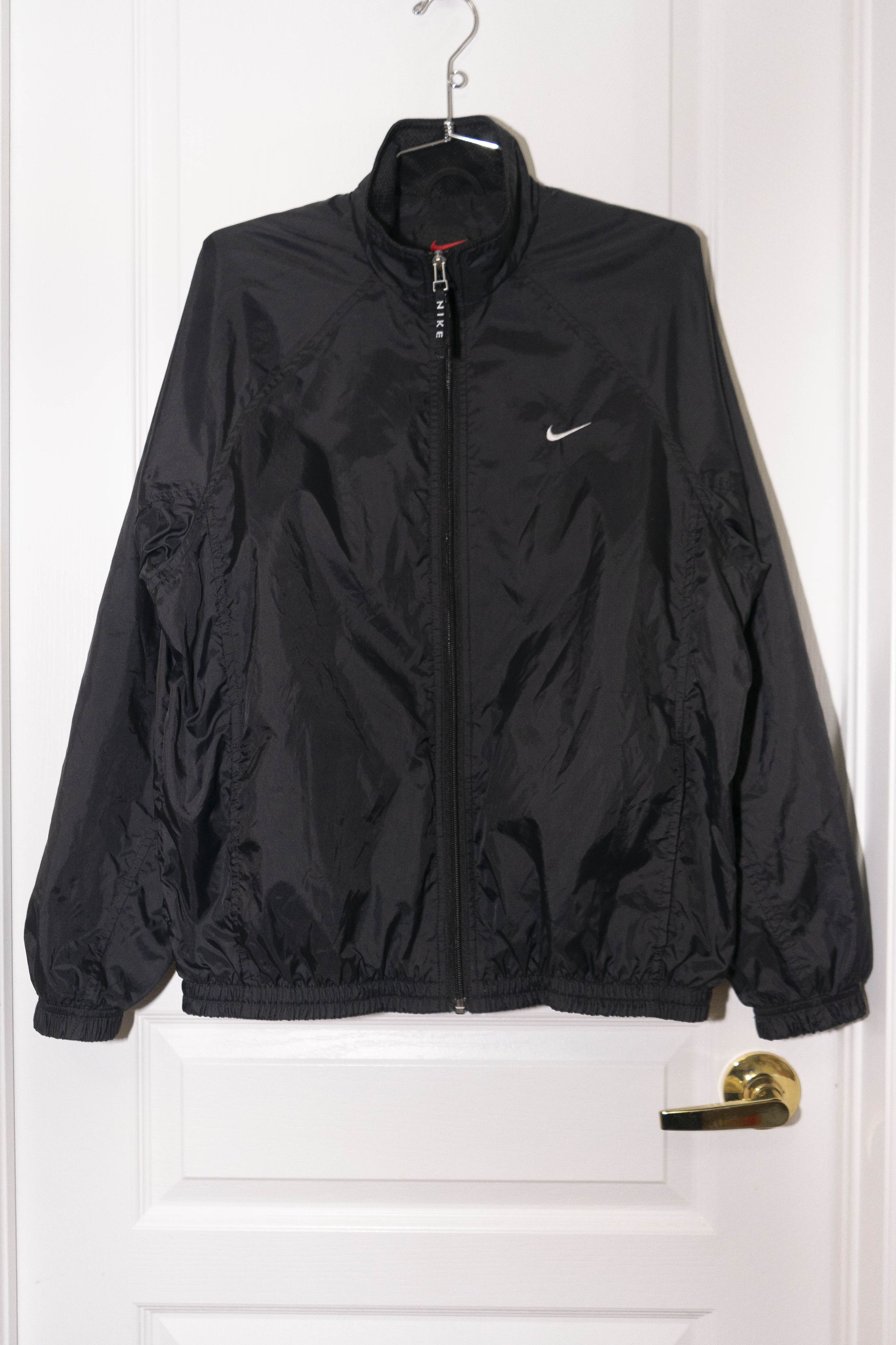 Nike Nike - Vintage Mini Swoosh Zip-Up Stand-Collar Nylon Jacket