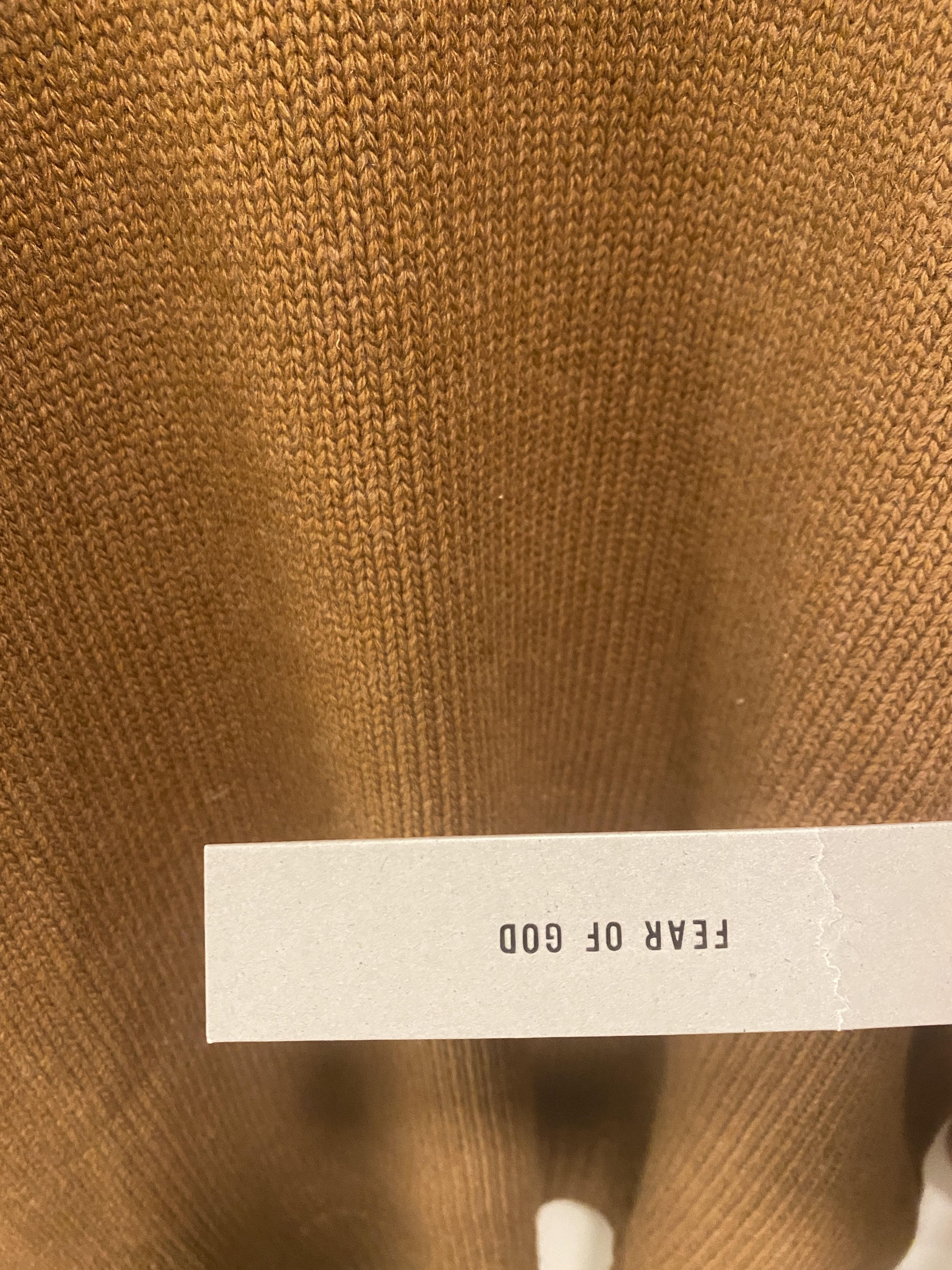 Fear of God Fear Of God - Wool Cashmere Sweater Brown medium Size US S / EU 44-46 / 1 - 6 Thumbnail