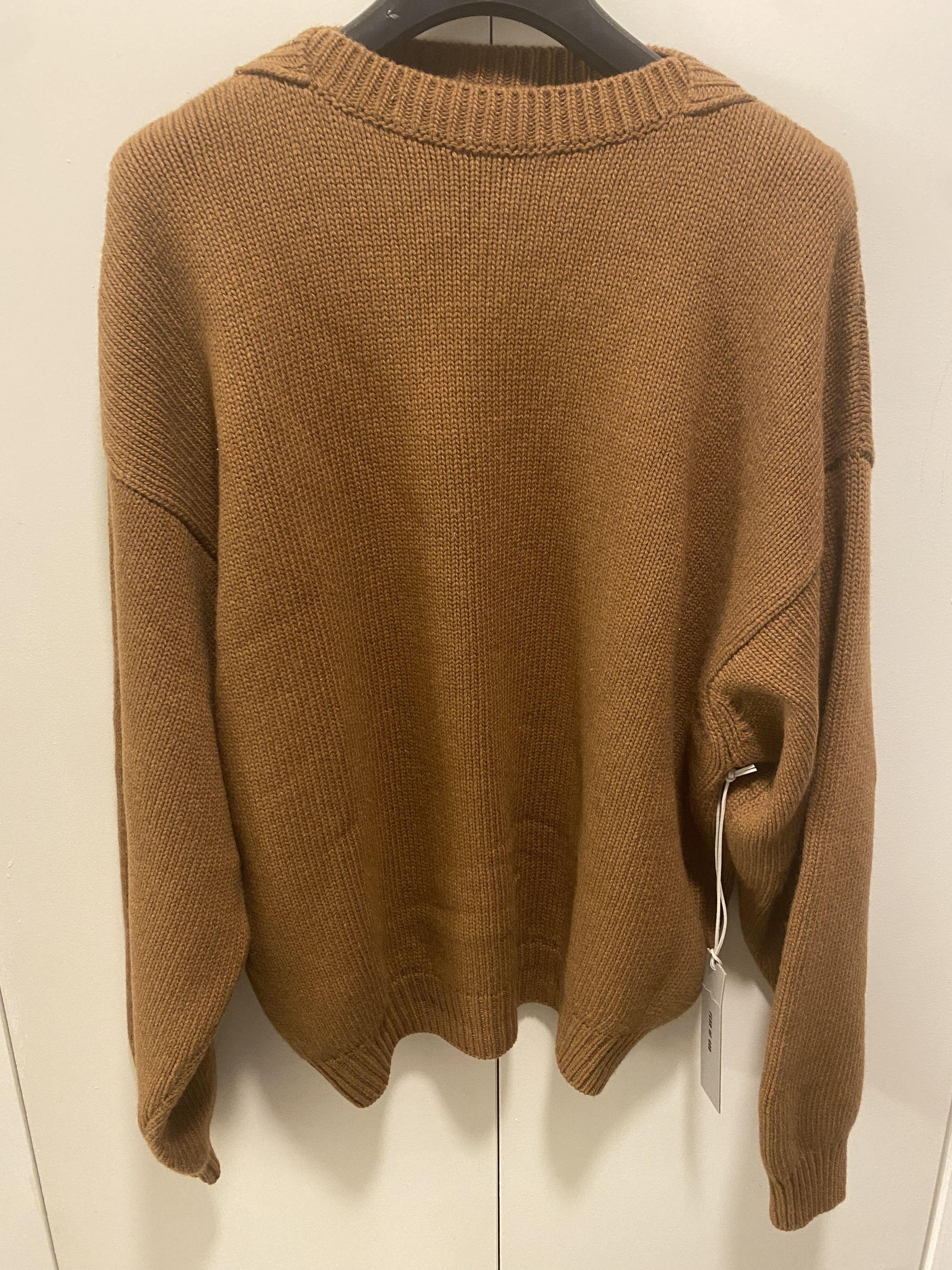 image of Fear Of God - Wool Cashmere Sweater Brown Medium, Men's