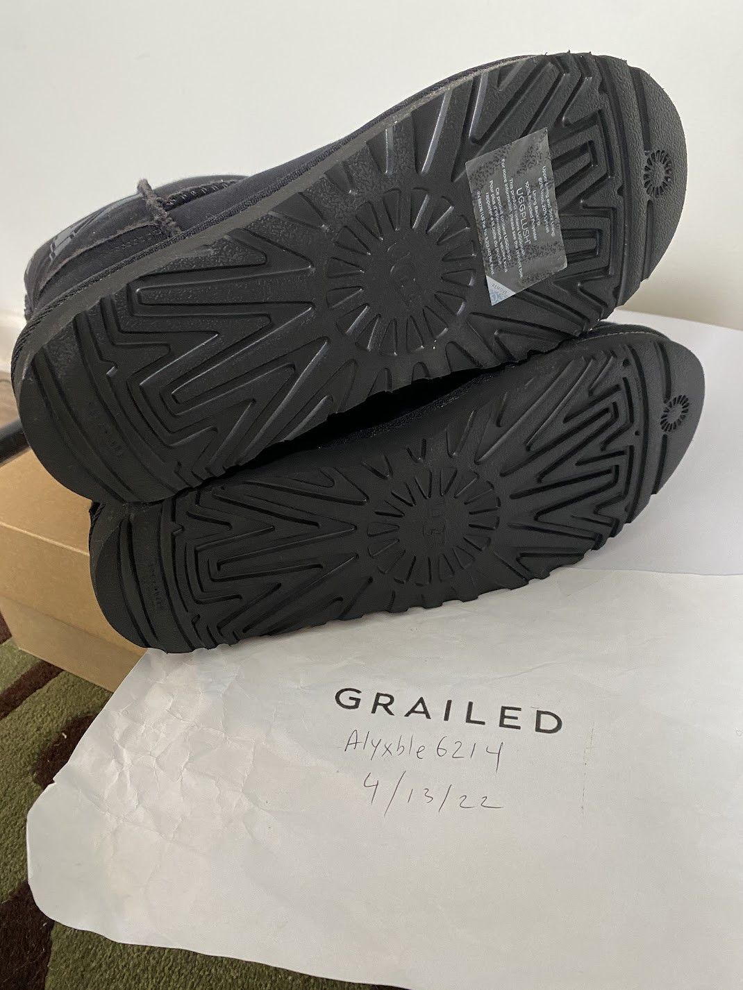Telfar × Ugg UGG x TELFAR Fleece Tall - Black Knee High Size US 7 / EU 40 - 7 Thumbnail