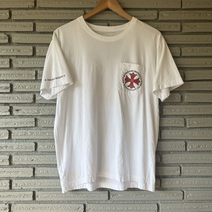 Chrome Hearts Chrome Hearts Made in Hollywood Red Cross tee | Grailed