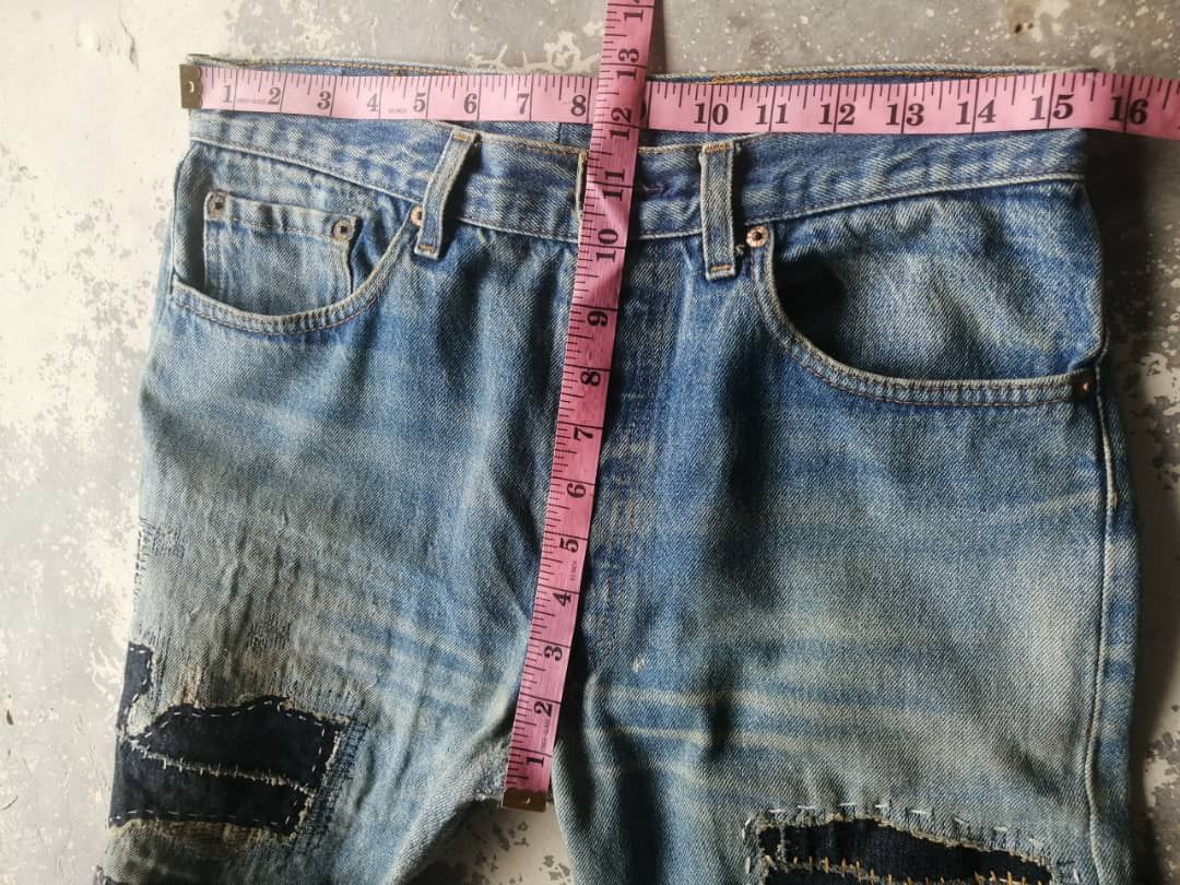 Levi's Vintage Clothing Vintage 90s Levi's 501 Jeans Hardcore Distressed Denim Size US 31 - 21 Thumbnail