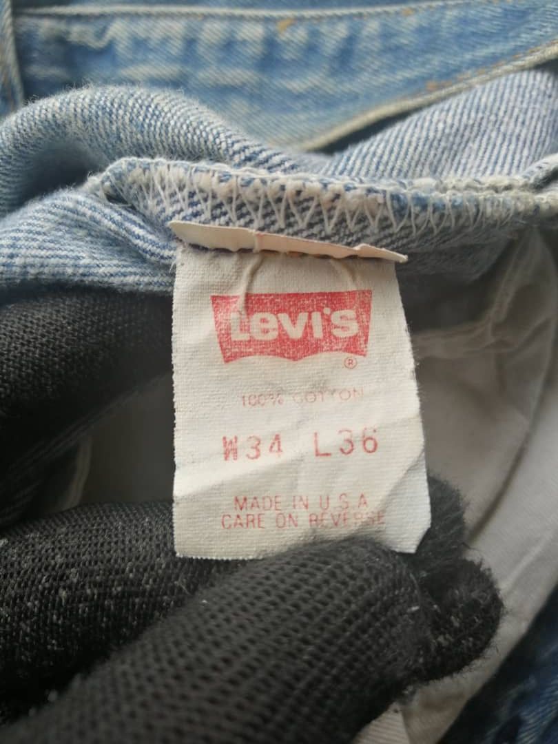 Levi's Vintage Clothing Vintage 90s Levi's 501 Jeans Hardcore Distressed Denim Size US 31 - 9 Thumbnail
