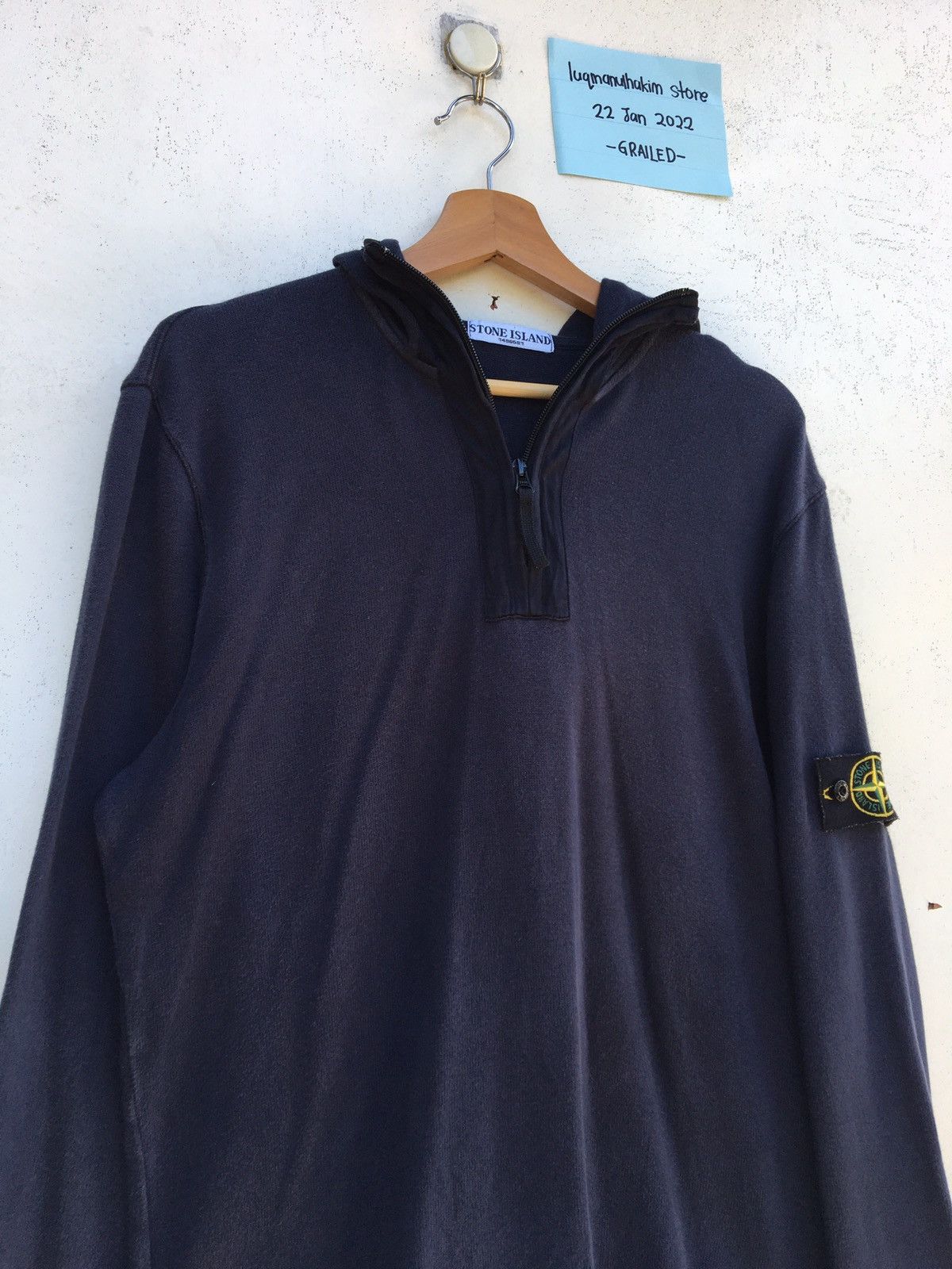 Stone Island Rarest Stone Island Half Zip Hoodie Size US M / EU 48-50 / 2 - 6 Thumbnail