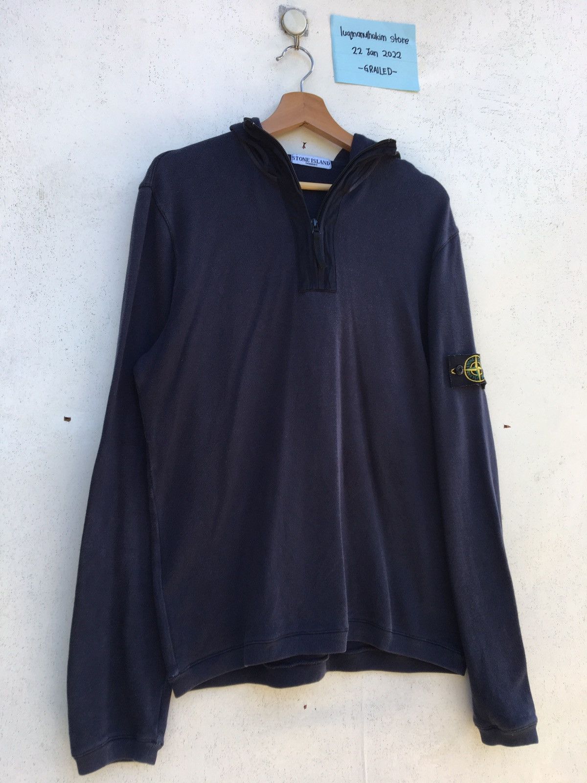 Stone Island Rarest Stone Island Half Zip Hoodie Size US M / EU 48-50 / 2 - 3 Thumbnail