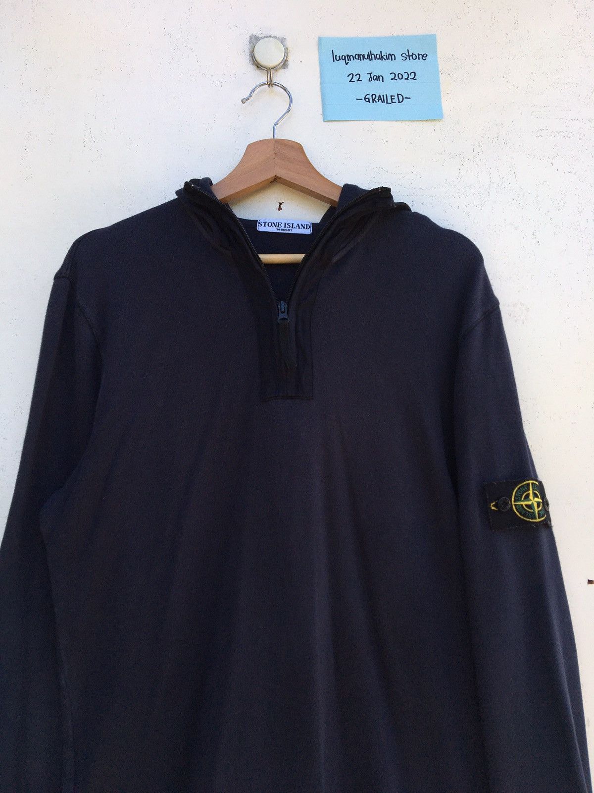 Stone Island Rarest Stone Island Half Zip Hoodie Size US M / EU 48-50 / 2 - 5 Thumbnail