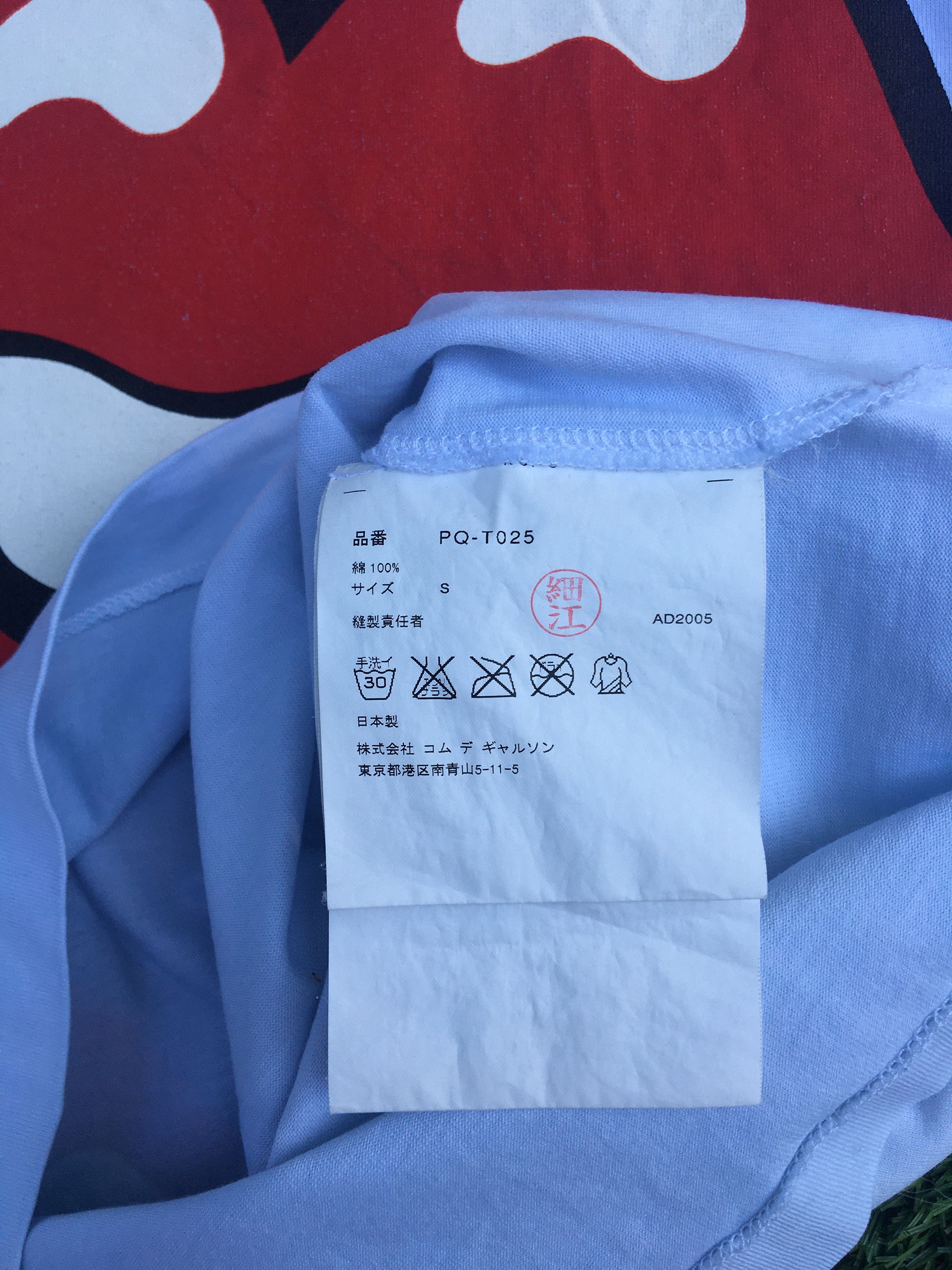 Comme des Garcons Rare Comme Des Garcons Homme Plus x Rolling Stones Tee Size US S / EU 44-46 / 1 - 9 Thumbnail