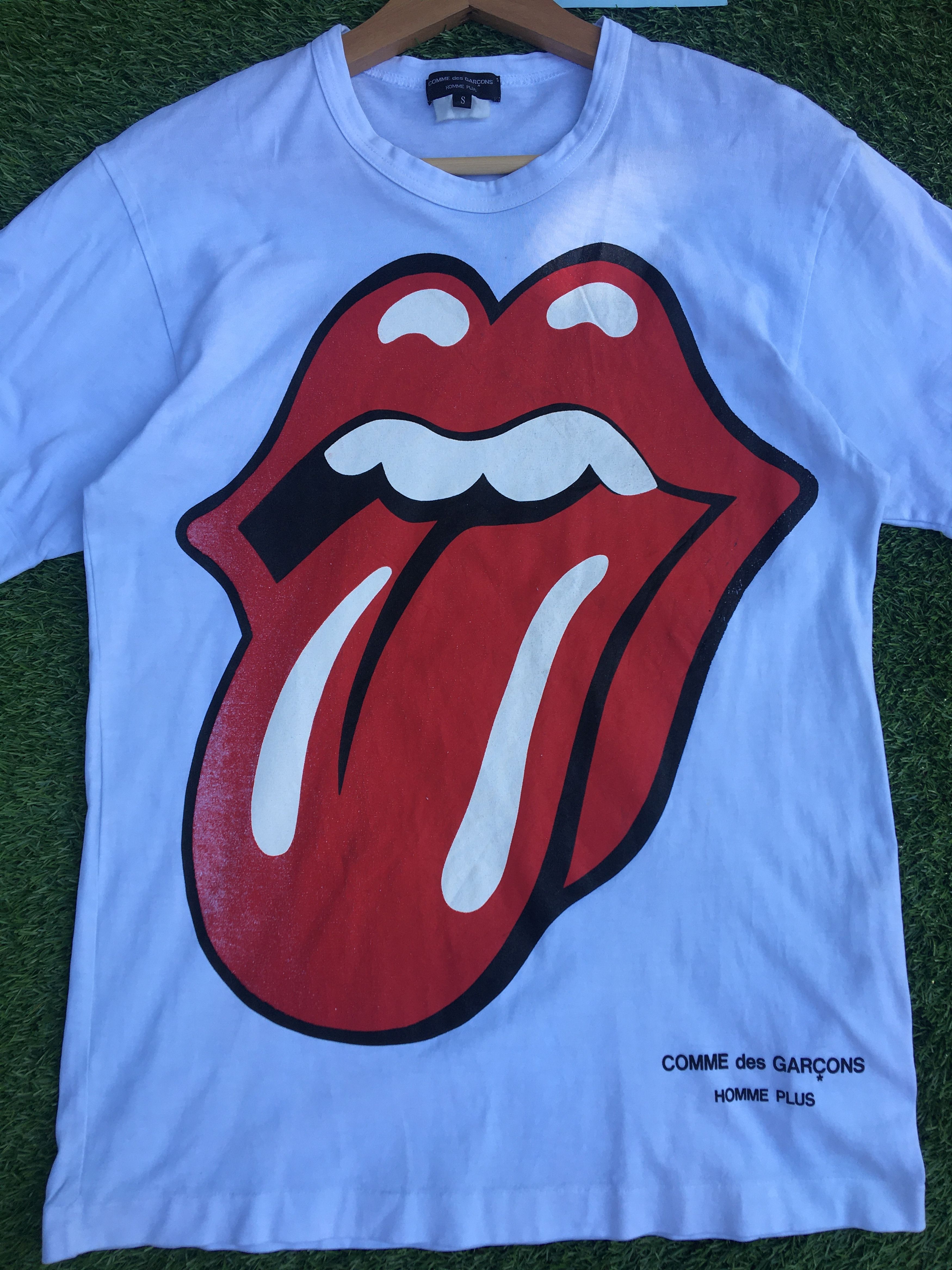 Comme des Garcons Rare Comme Des Garcons Homme Plus x Rolling Stones Tee Size US S / EU 44-46 / 1 - 3 Thumbnail
