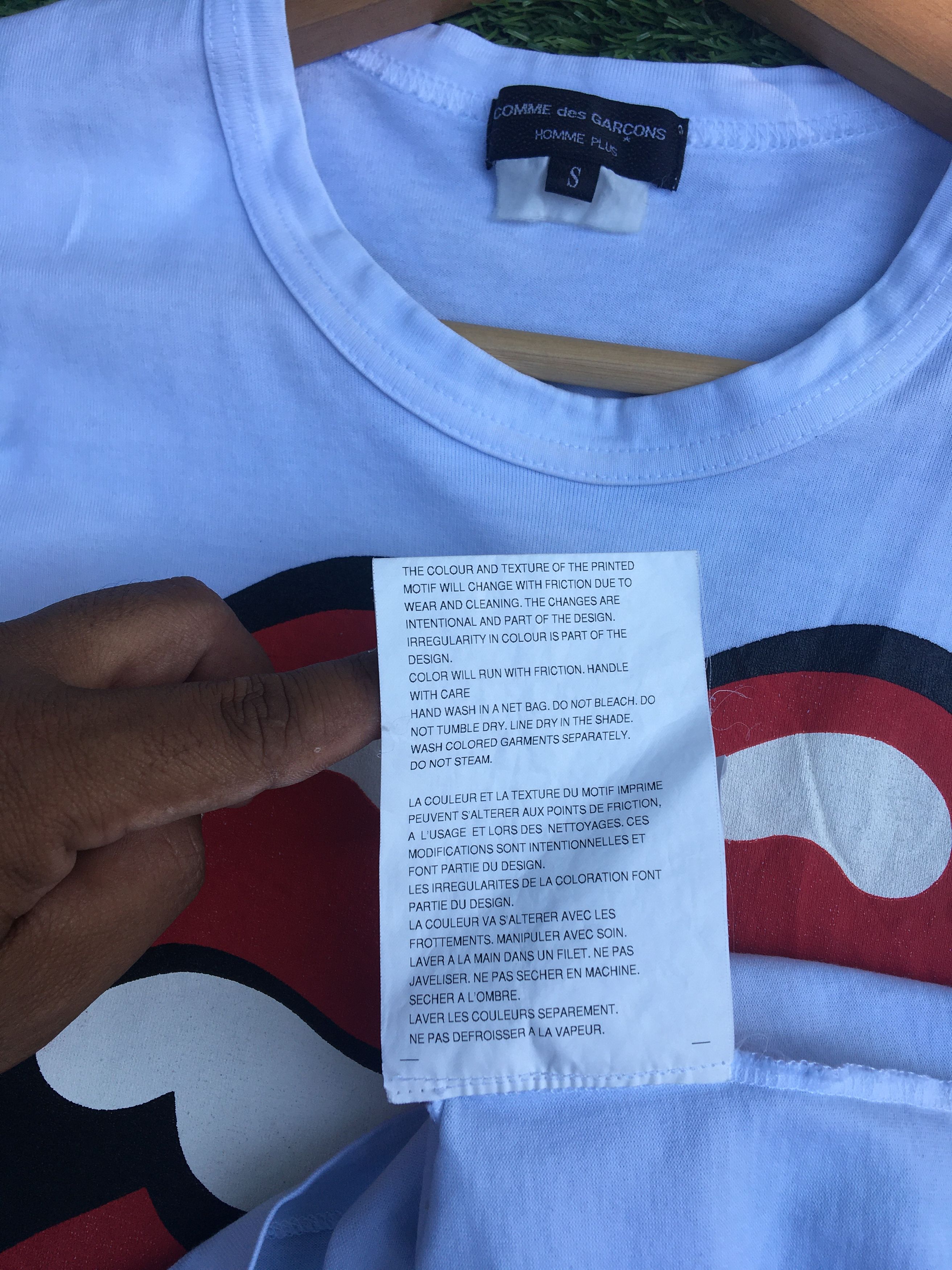 Comme des Garcons Rare Comme Des Garcons Homme Plus x Rolling Stones Tee Size US S / EU 44-46 / 1 - 11 Thumbnail