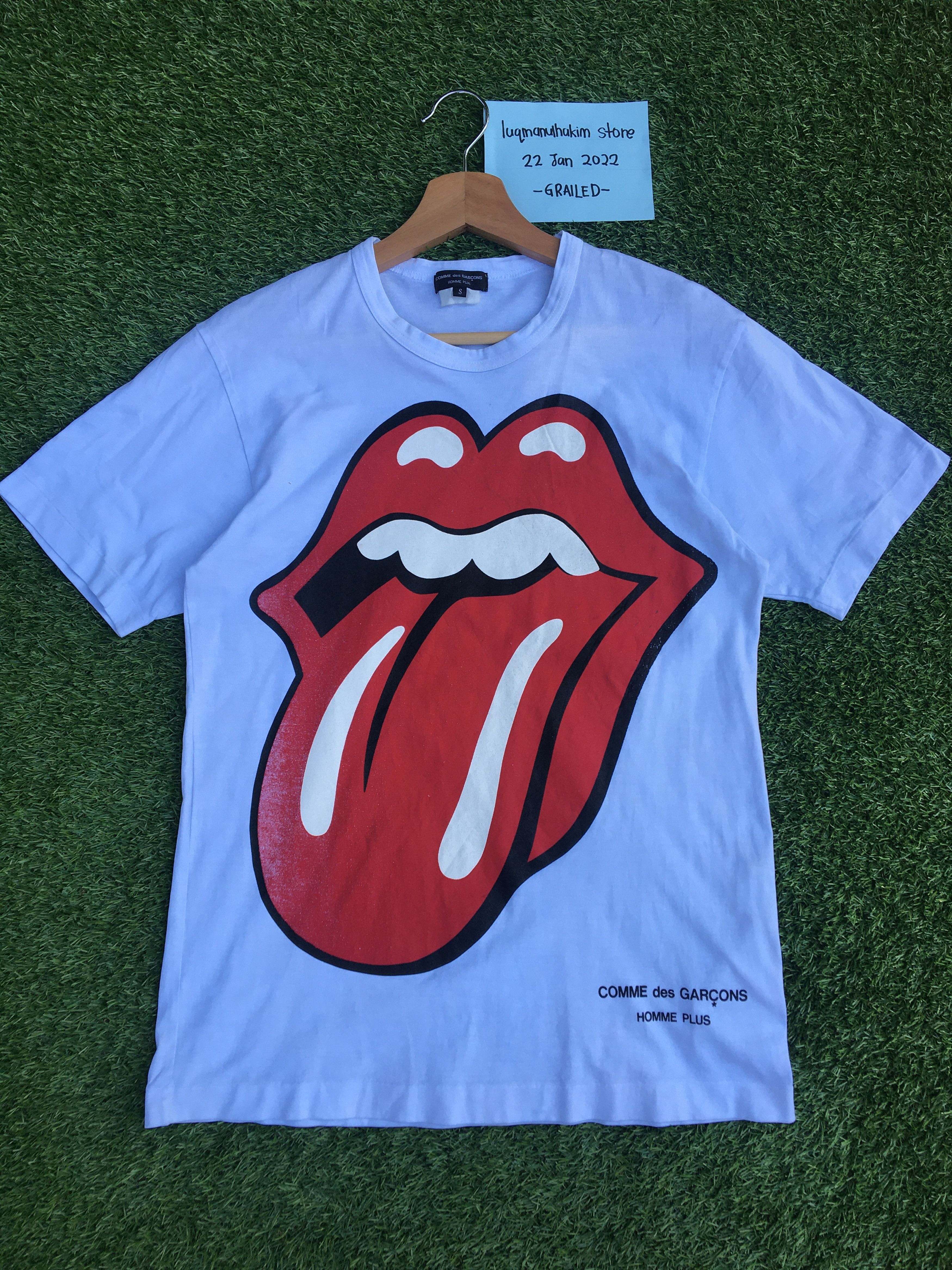 Rare Comme Des Garcons Homme Plus x Rolling Stones Tee