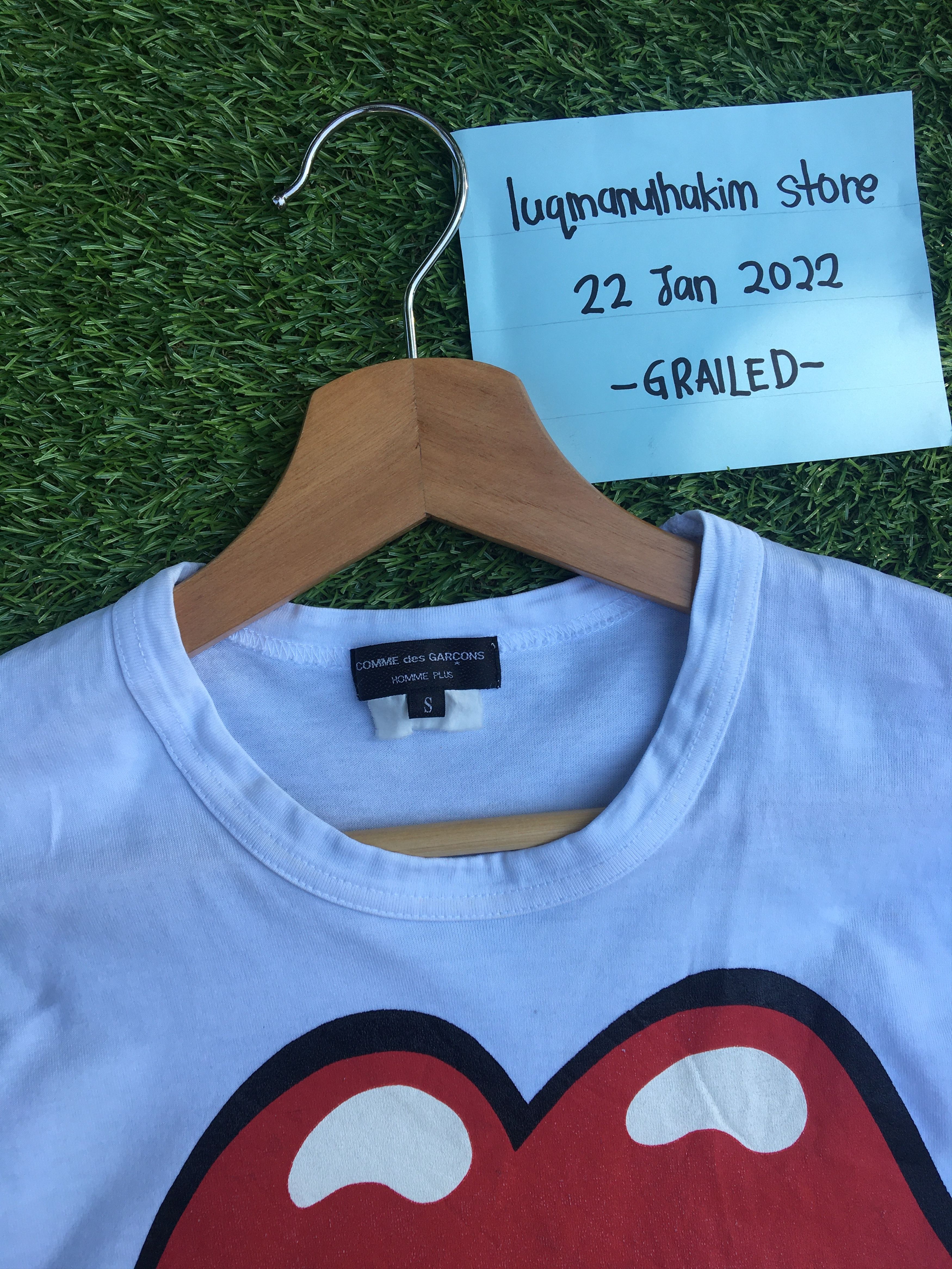 Comme des Garcons Rare Comme Des Garcons Homme Plus x Rolling Stones Tee Size US S / EU 44-46 / 1 - 4 Thumbnail