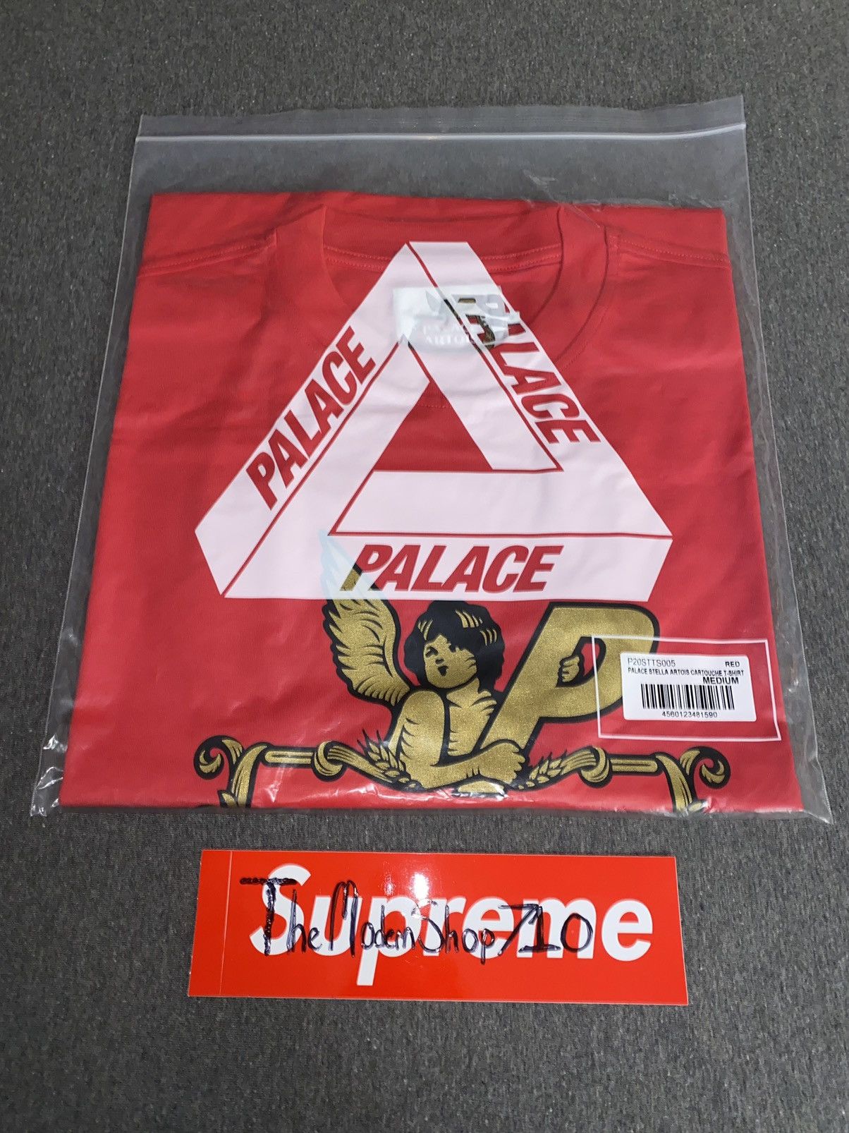 Palace Stella Artois Cartouche T-shirt Gold