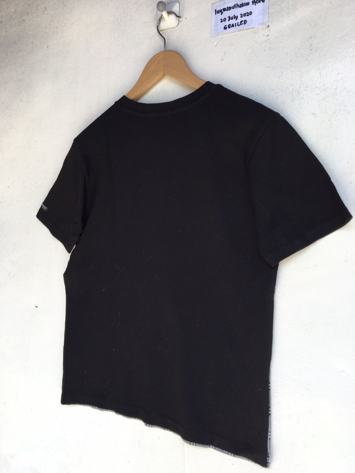 Burberry Burberry Nova Check Vintage Black Label Tshirt Size US S / EU 44-46 / 1 - 11 Thumbnail